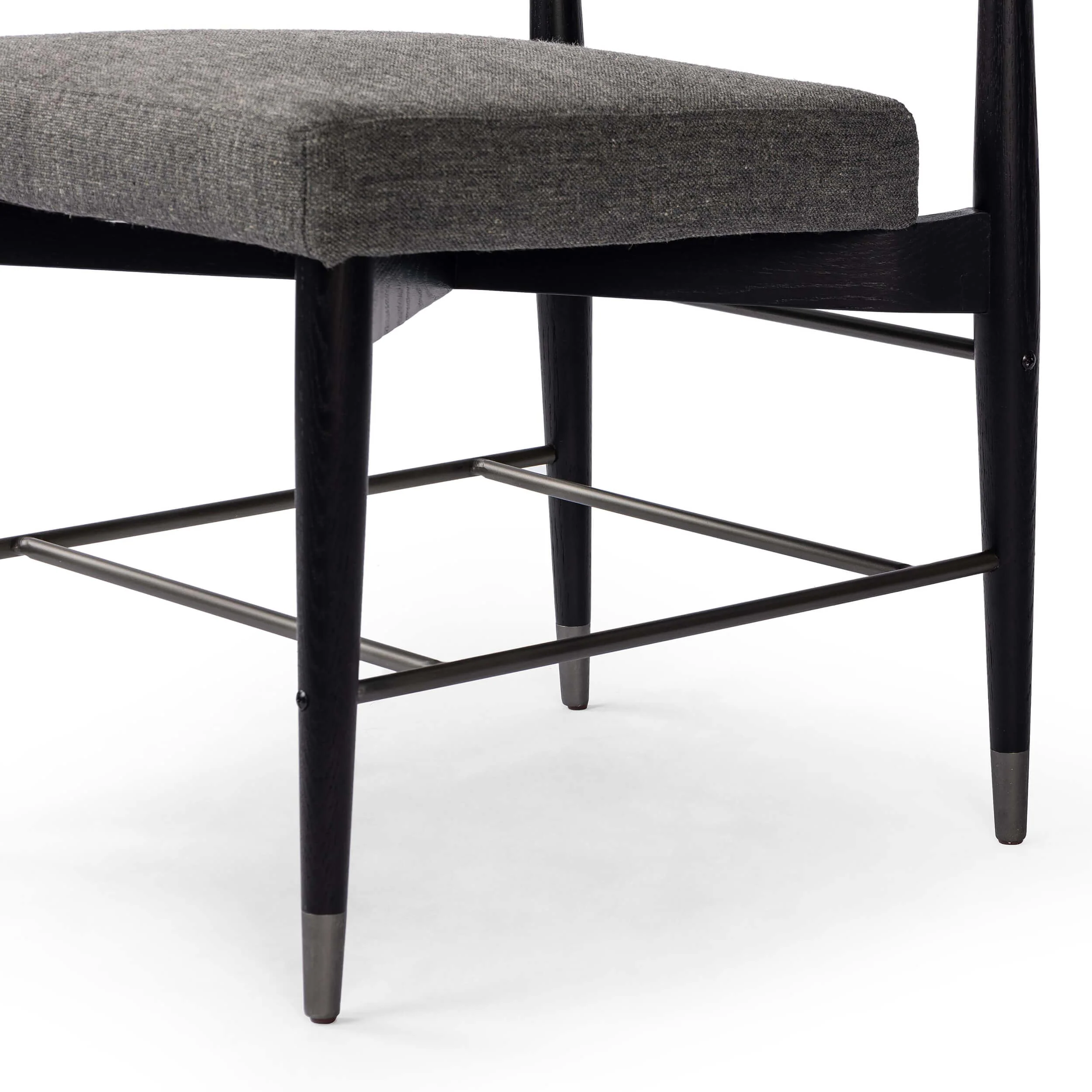 Anton Dining Chair, Alcala Graphite, Set of 2 by Four Hands - Image 6