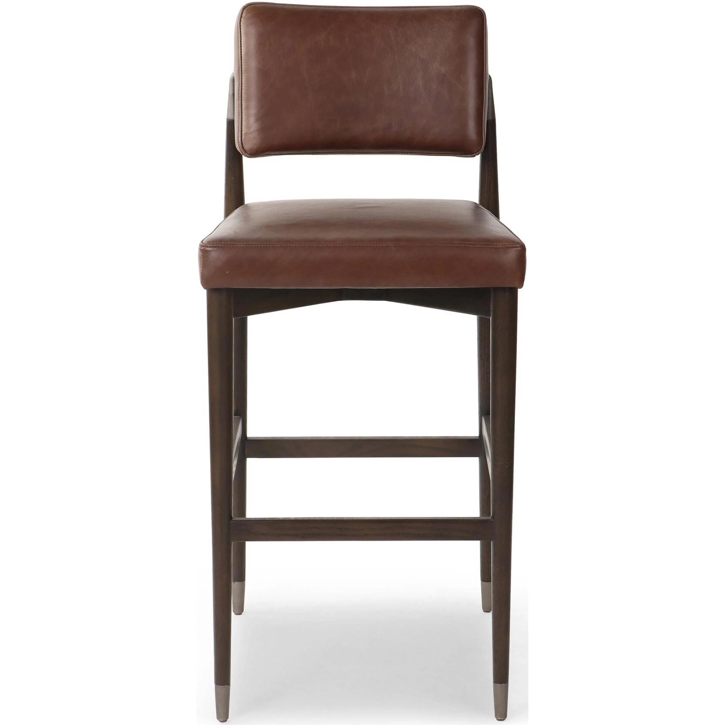 Anton Leather Bar & Counter Stool, Havana Brown - Image 2