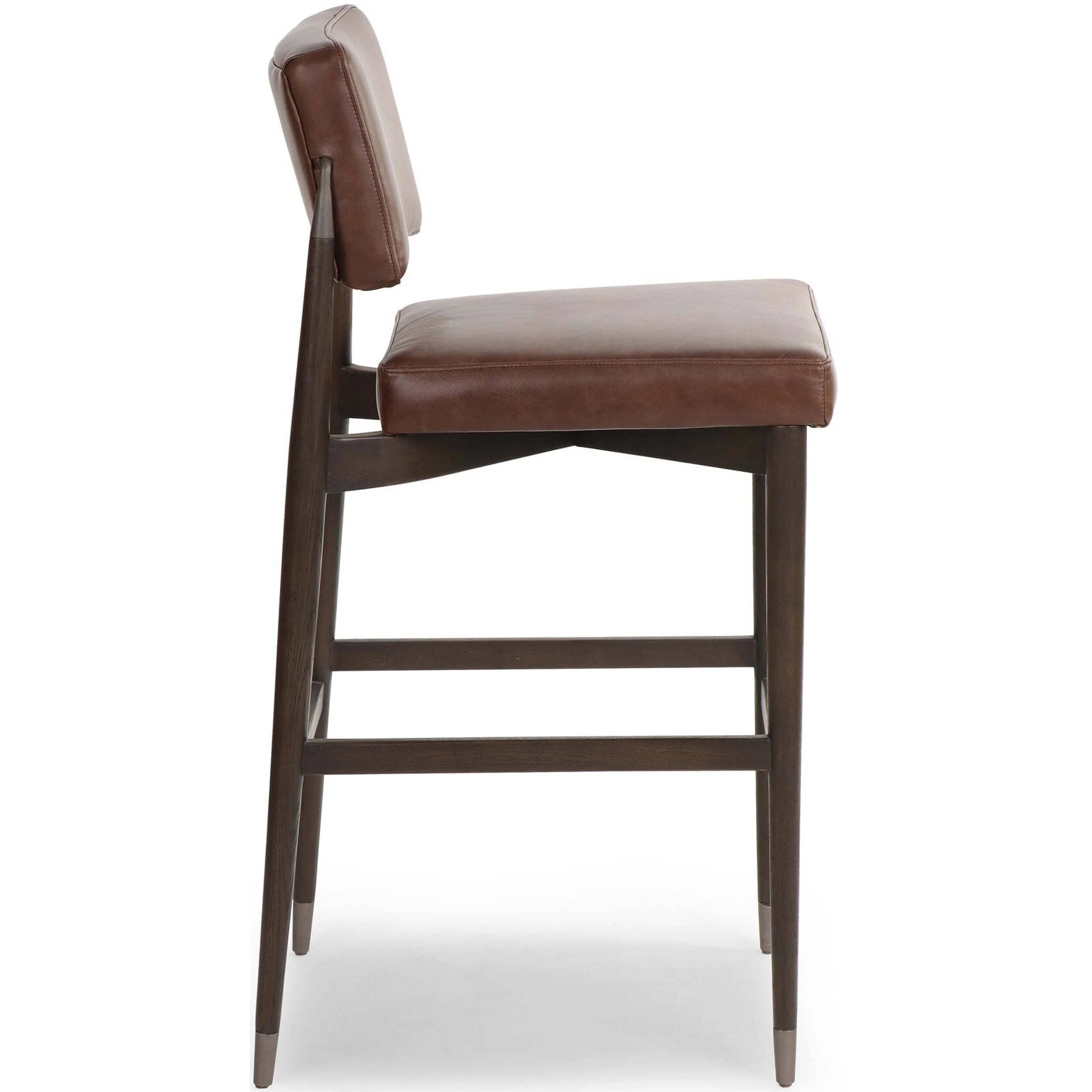 Anton Leather Bar & Counter Stool, Havana Brown - Image 3