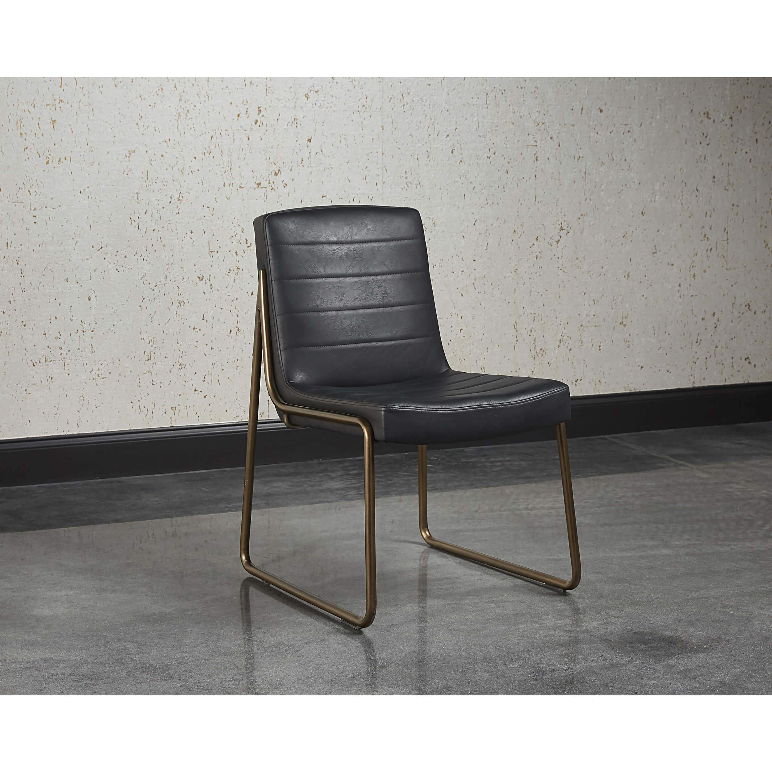 Anton Side Chair, Vintage Black, Set of 2 - Image 8