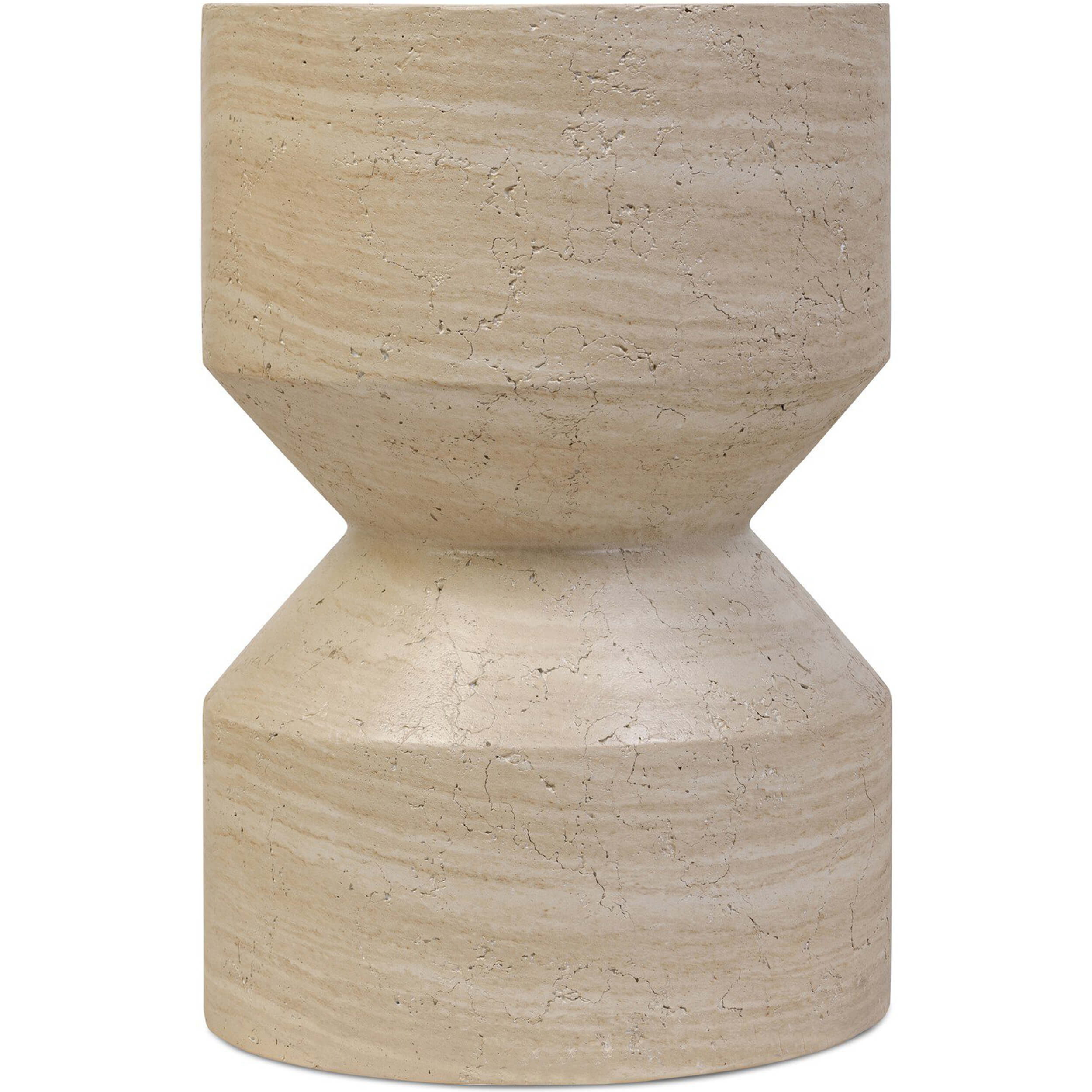 Ara End Table, Sand Striae by Four Hands - Image 2