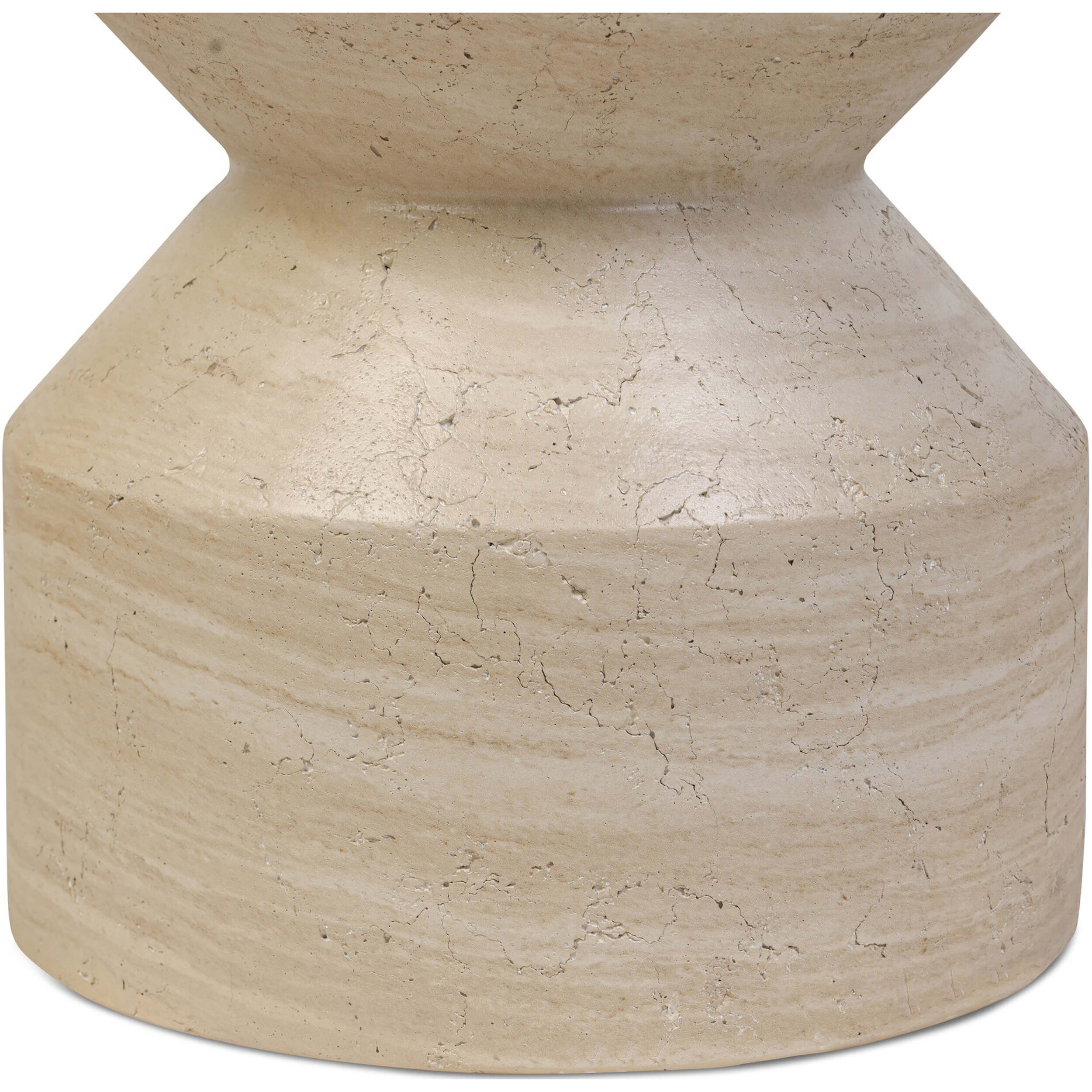 Ara End Table, Sand Striae by Four Hands - Image 6