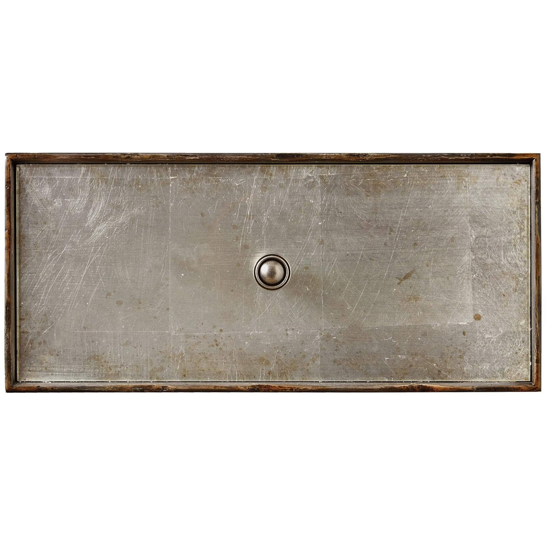 Arabella Mirrored Three Drawer Nightstand - Image 4