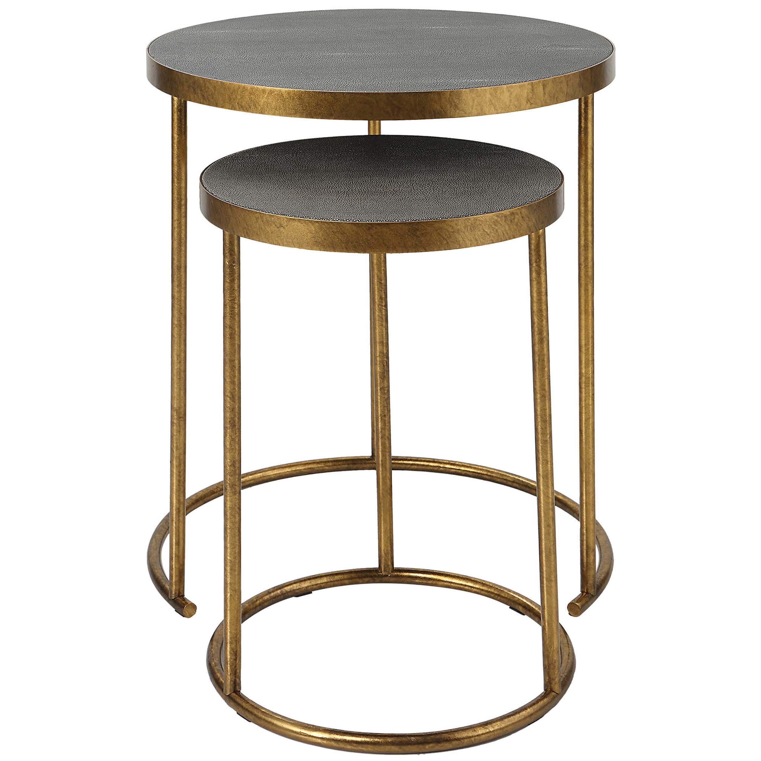 Aragon Nesting Tables, Gray, Set of 2 - Image 2