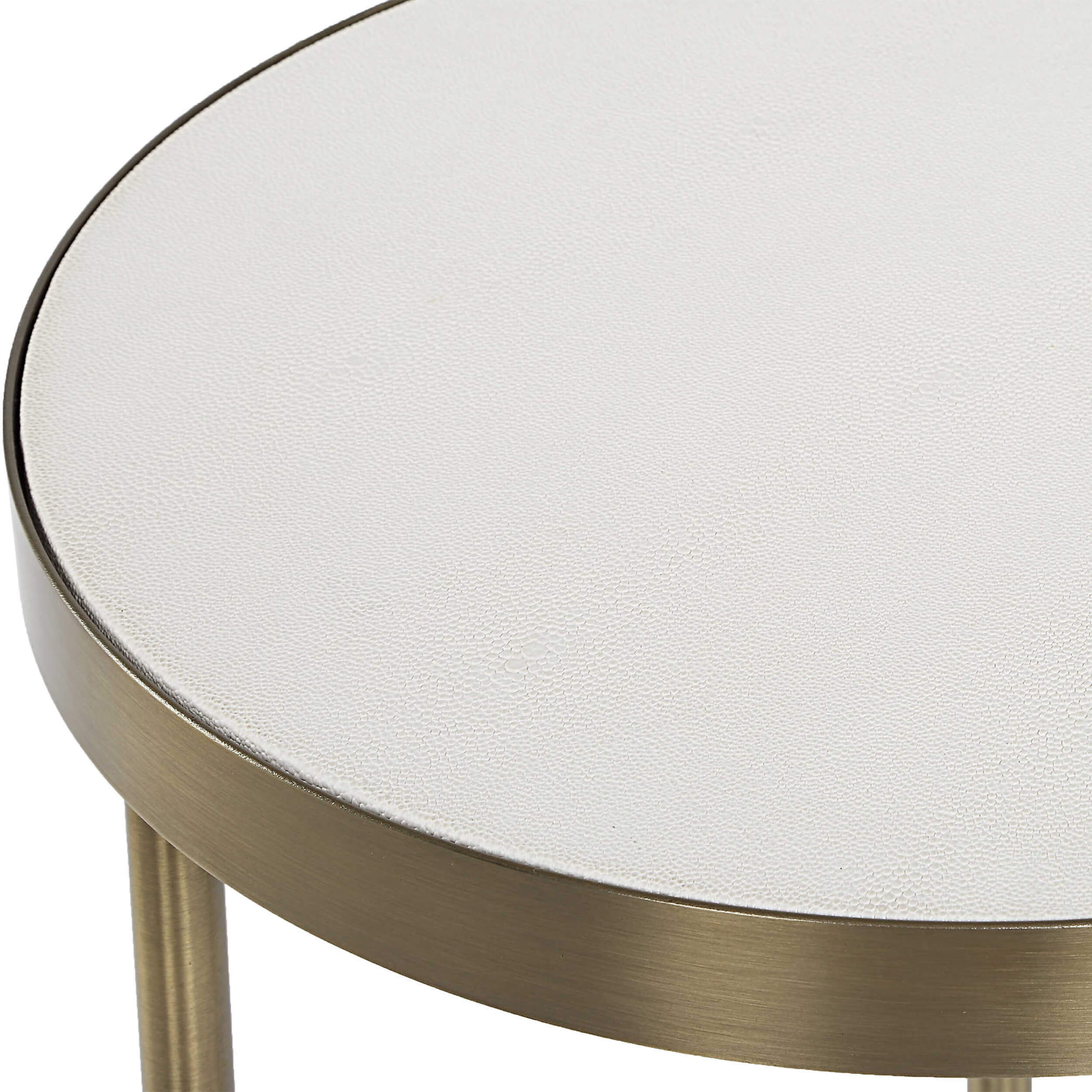 Aragon Nesting Tables, White, Set of 2 - Image 3