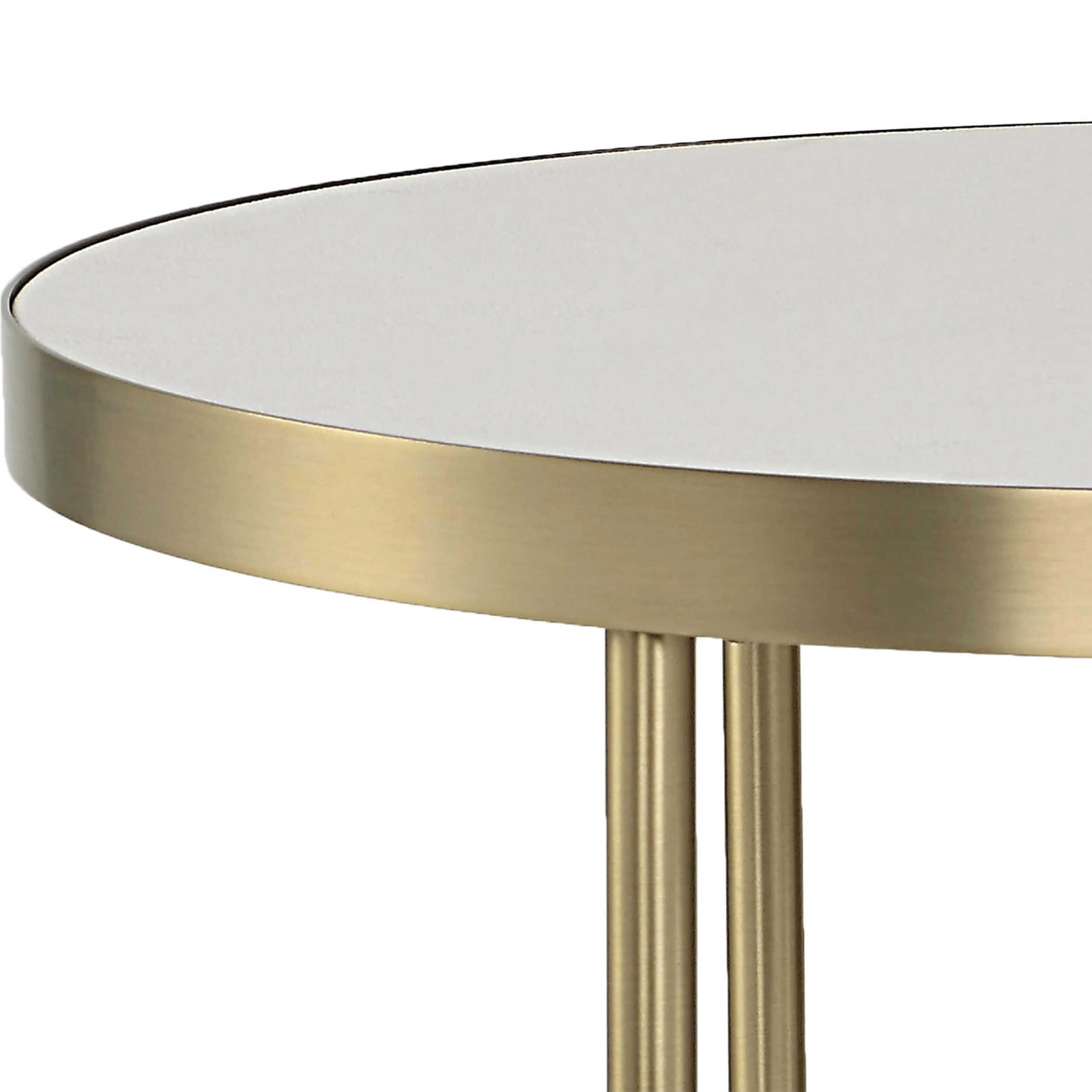 Aragon Nesting Tables, White, Set of 2 - Image 4