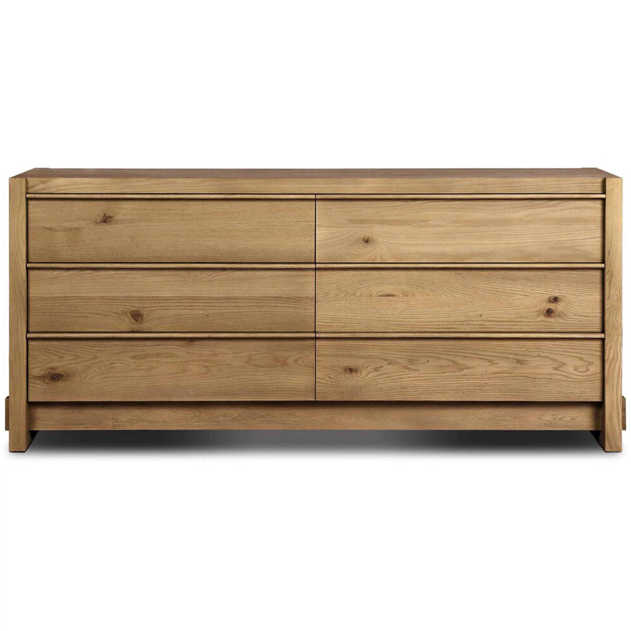Aramis 6 Drawer Dresser, Sandy Oak by Four Hands - Image 2