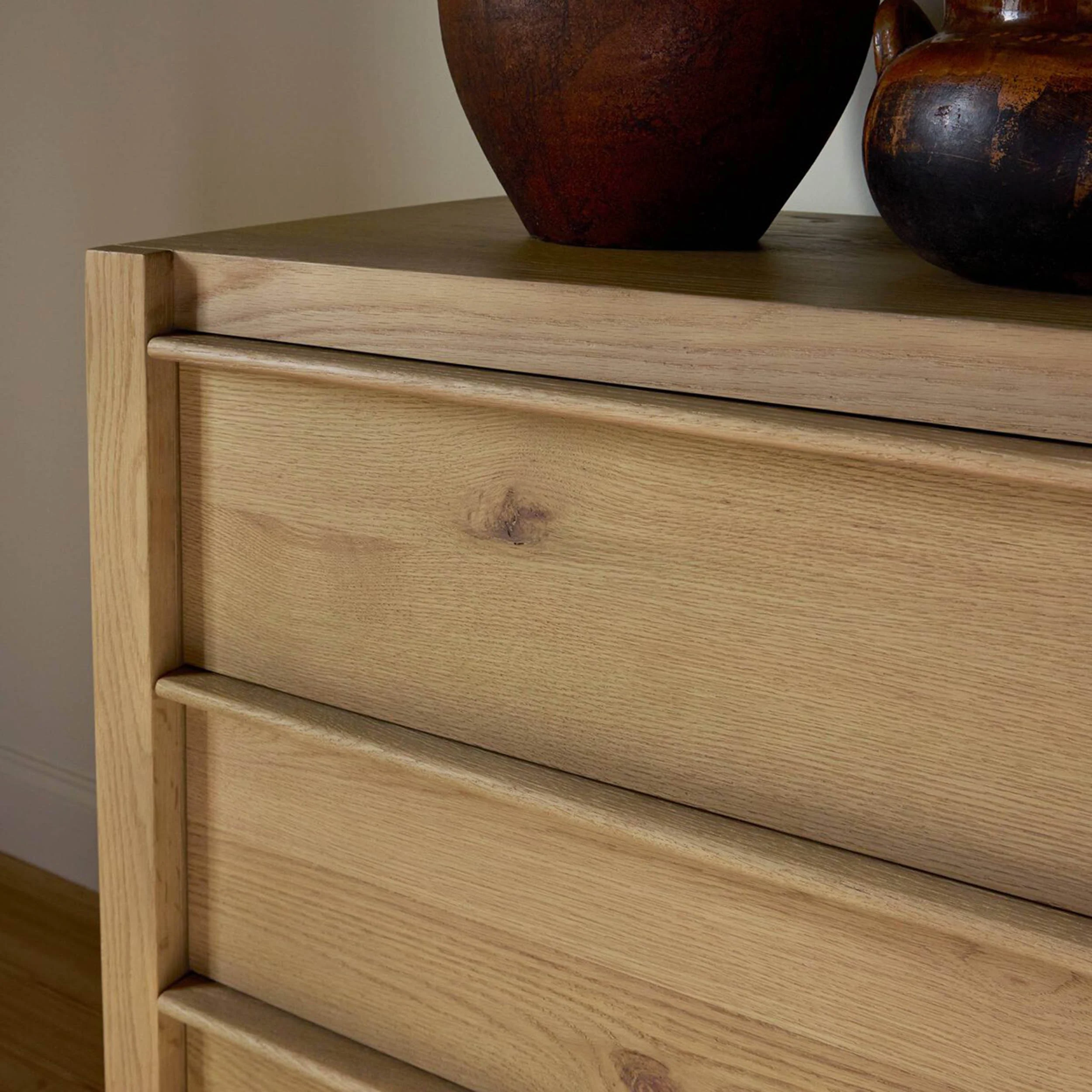 Aramis 6 Drawer Dresser, Sandy Oak by Four Hands - Image 4