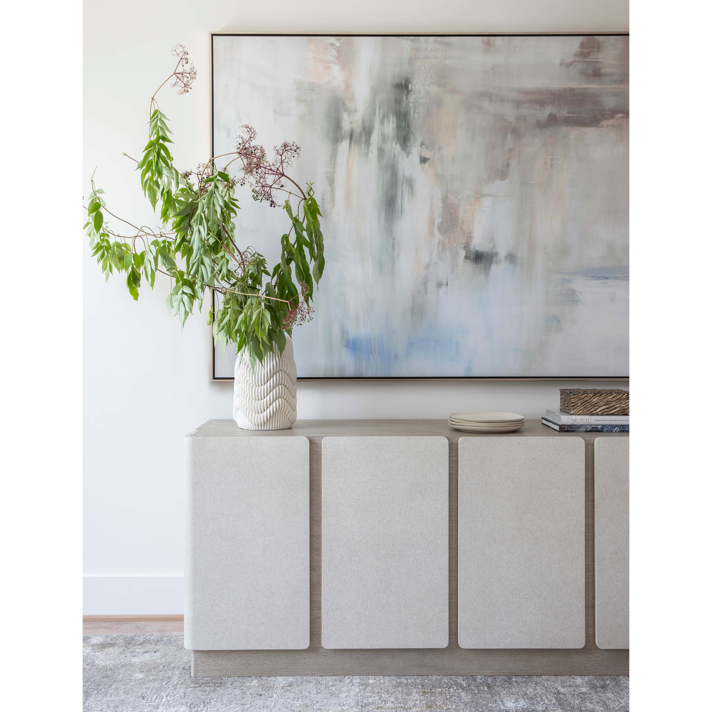 Arcadia 4 Door Buffet, Clay - Image 7