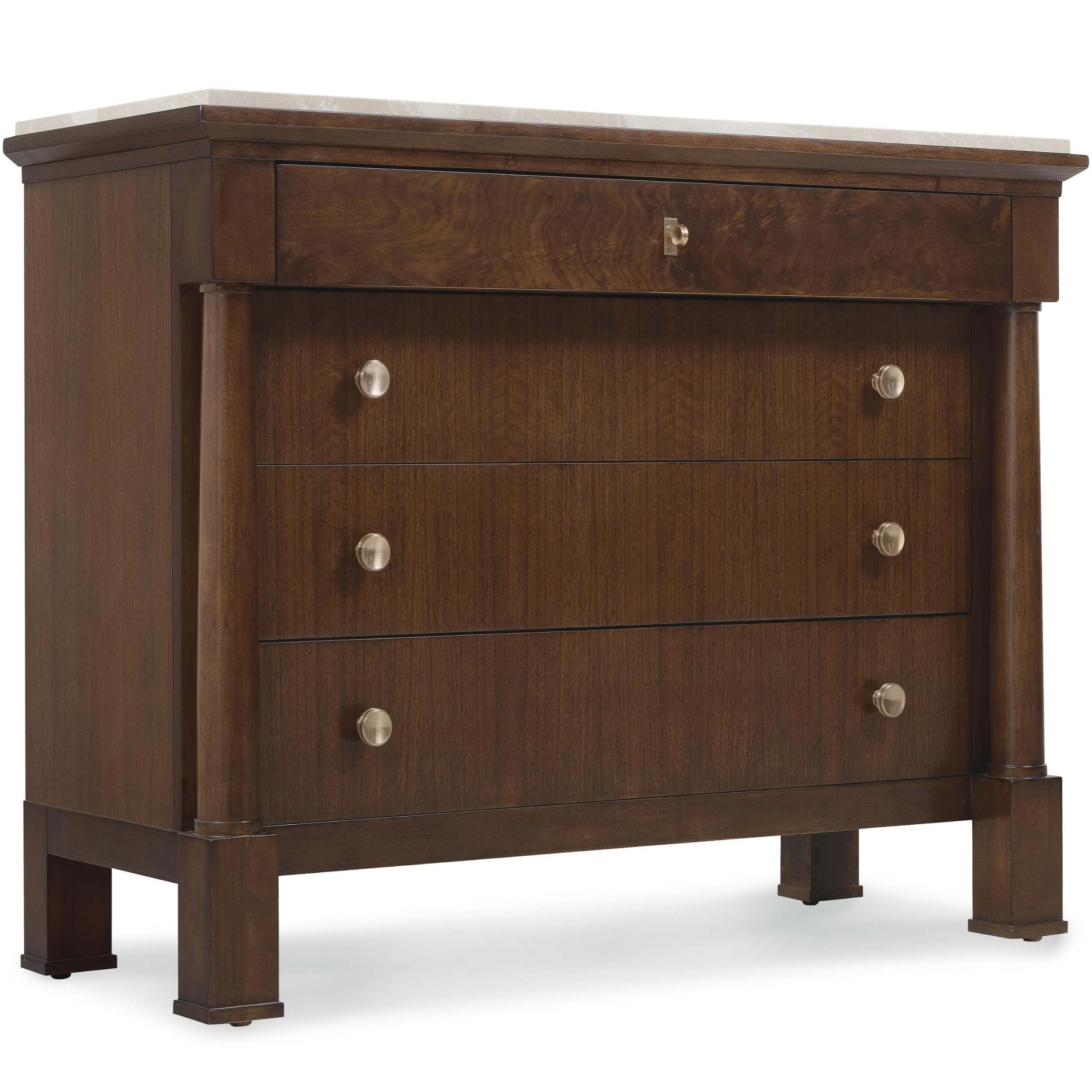 Archives 4 Drawer Chest, Classic Walnut