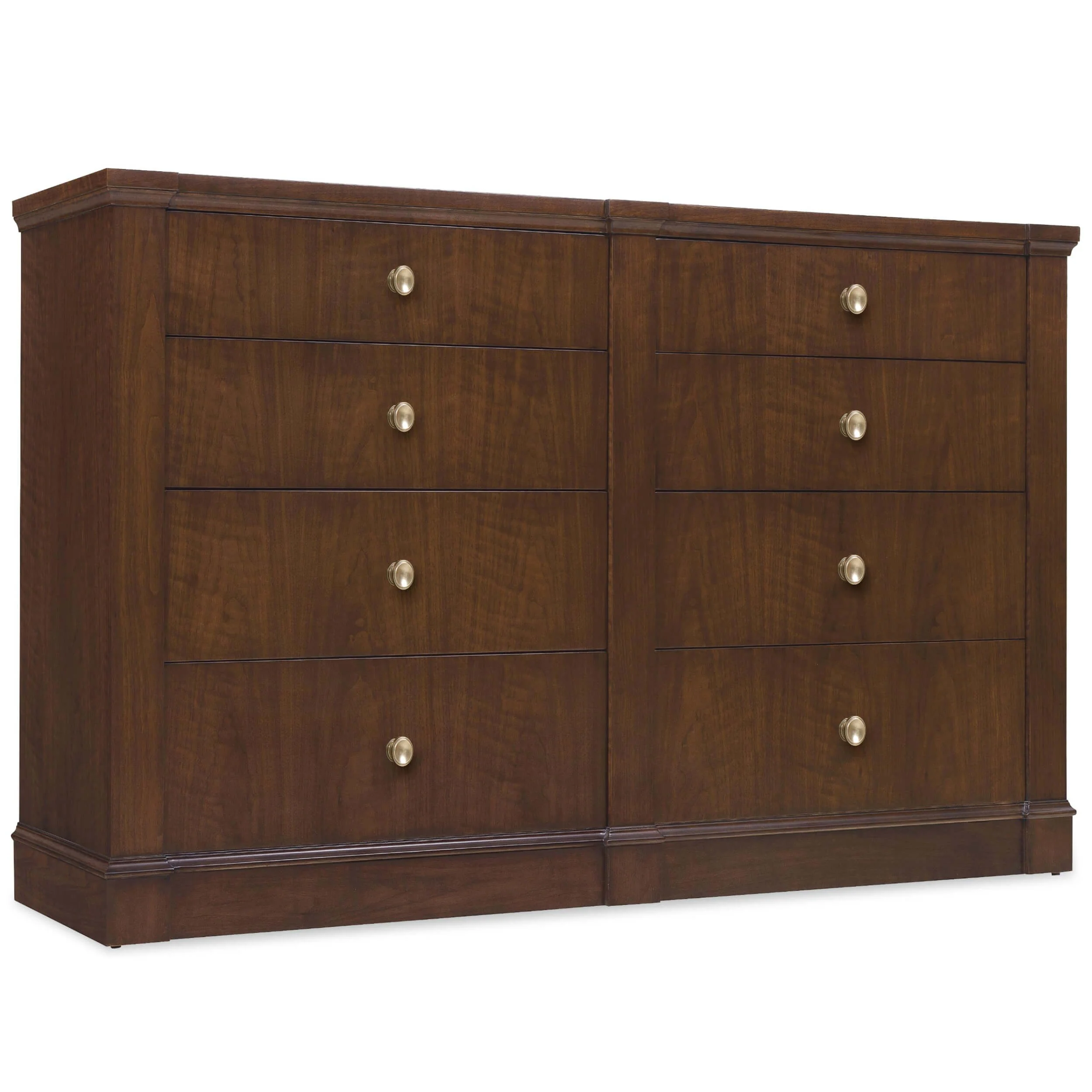 Archives 8 Drawer Dresser, Classic Walnut