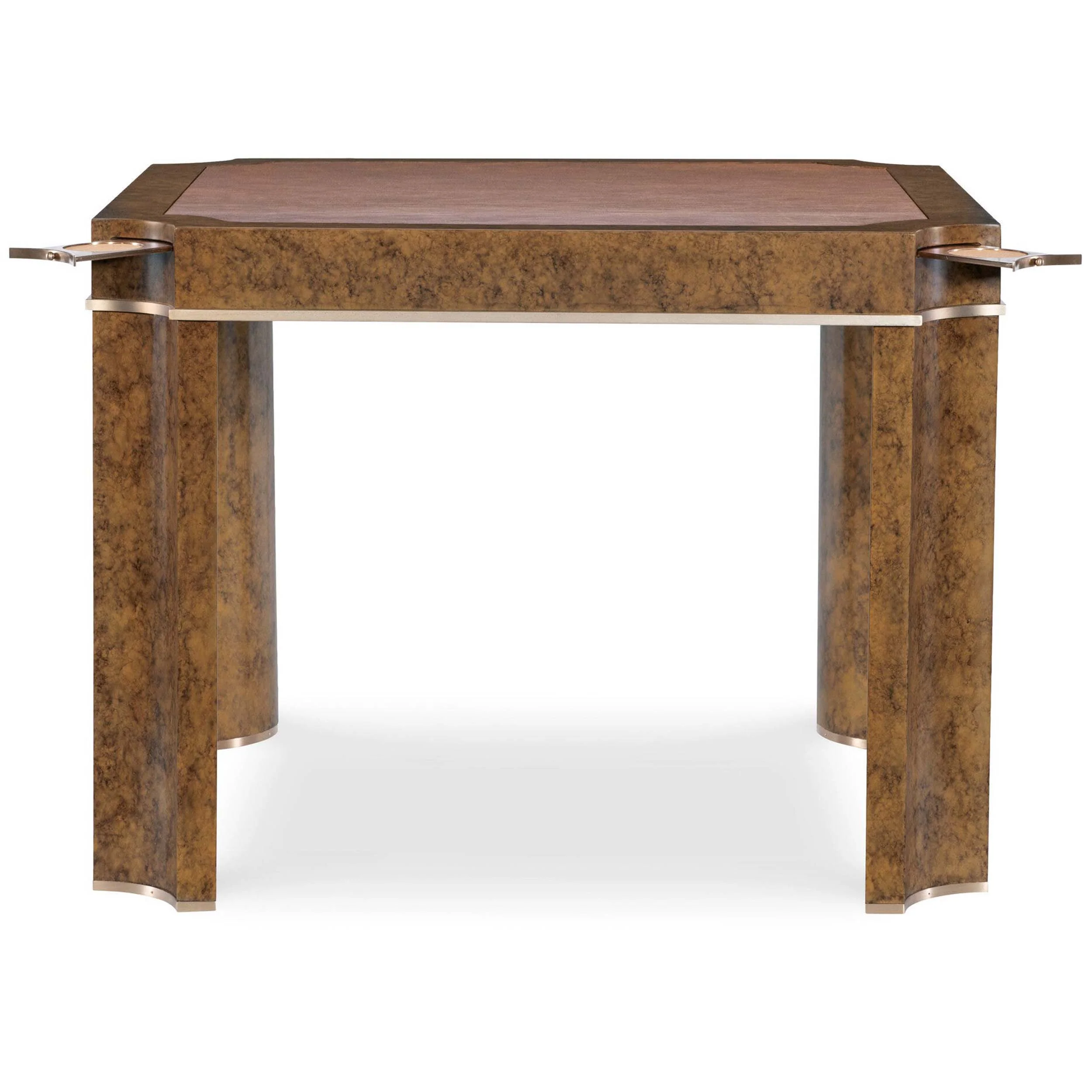 Archives Game Table, Mottled Amber - Image 4