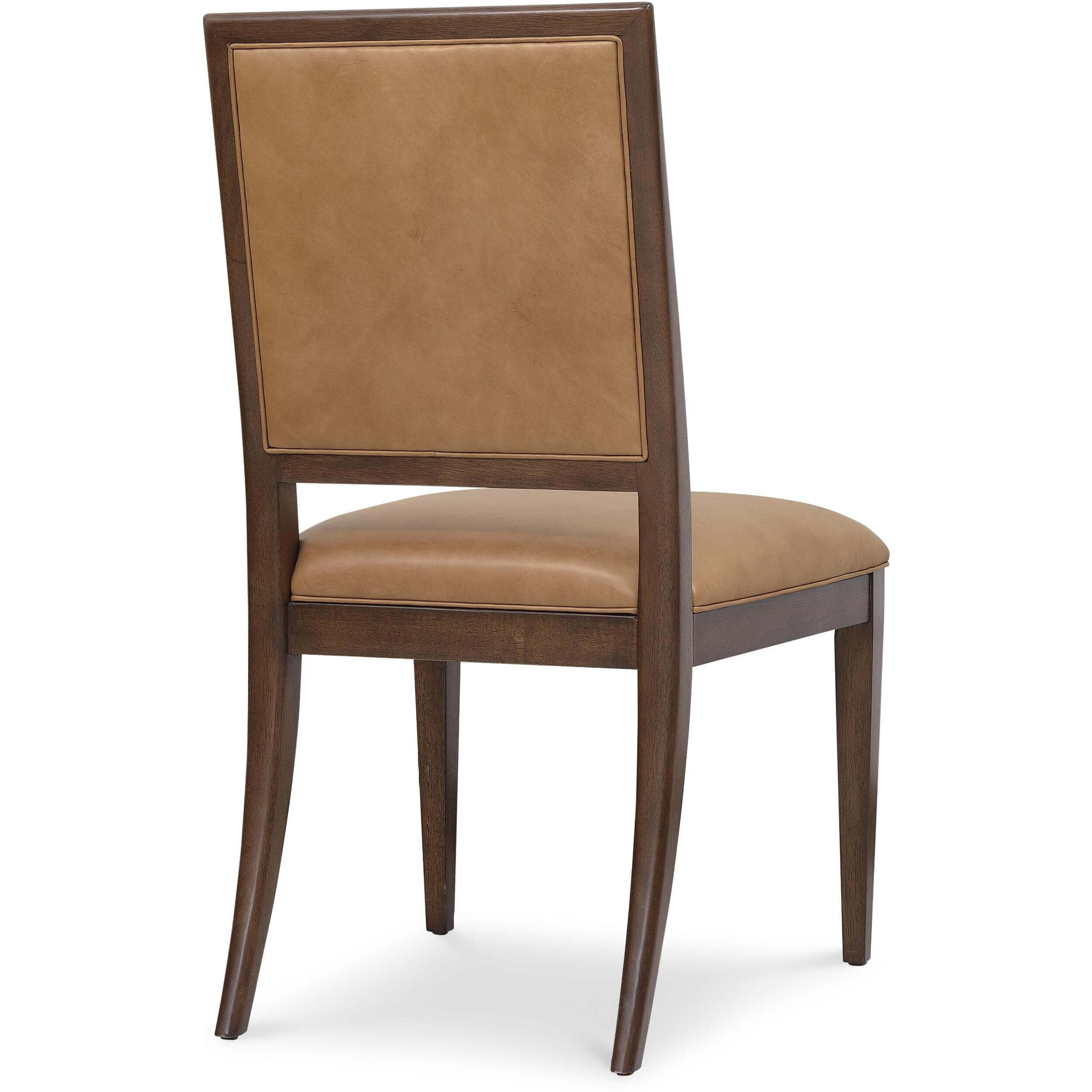 Archives Leather Side Chair, Dark Blonde, Set of 2 - Image 3