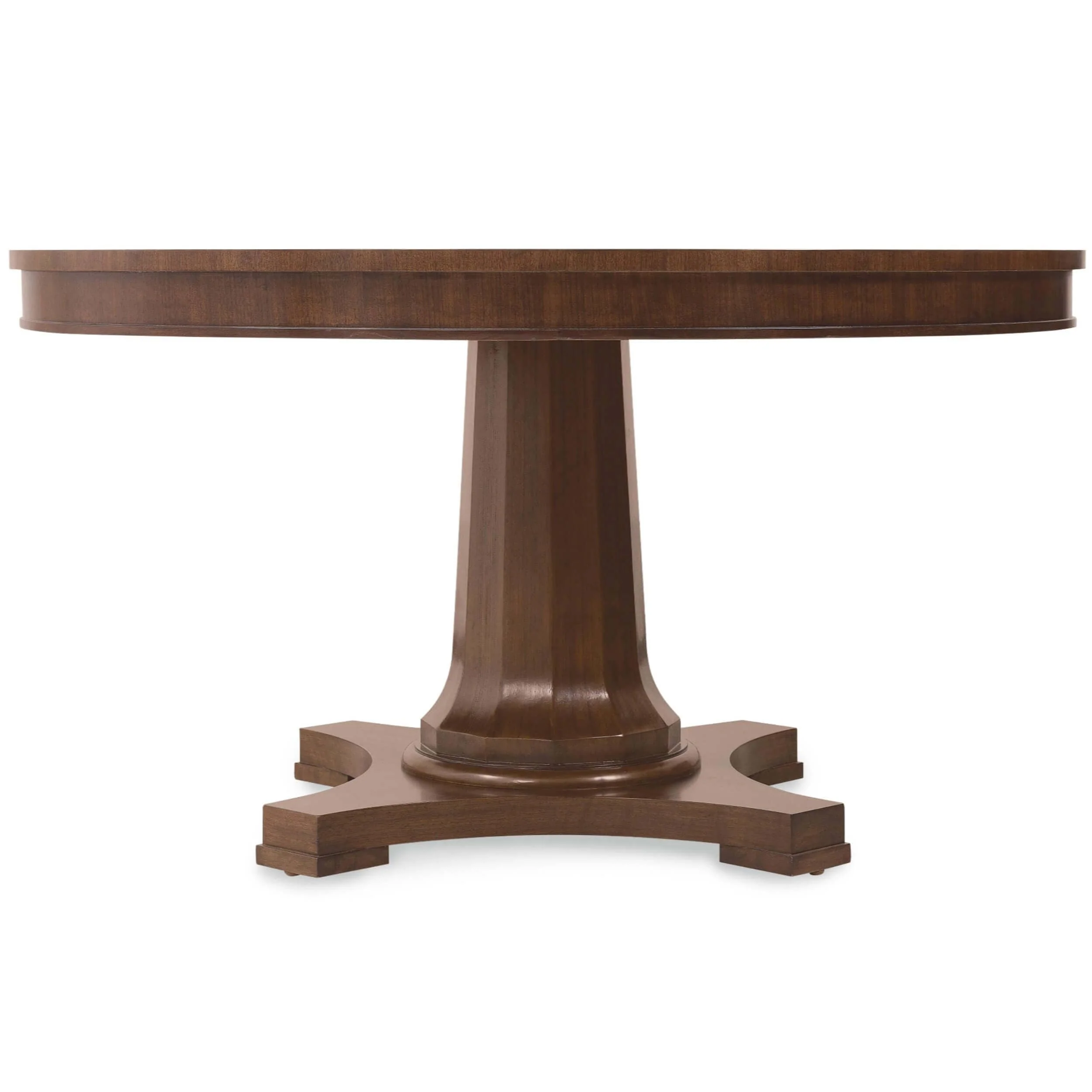 Archives Round Dining Table, Classic Walnut - Image 2