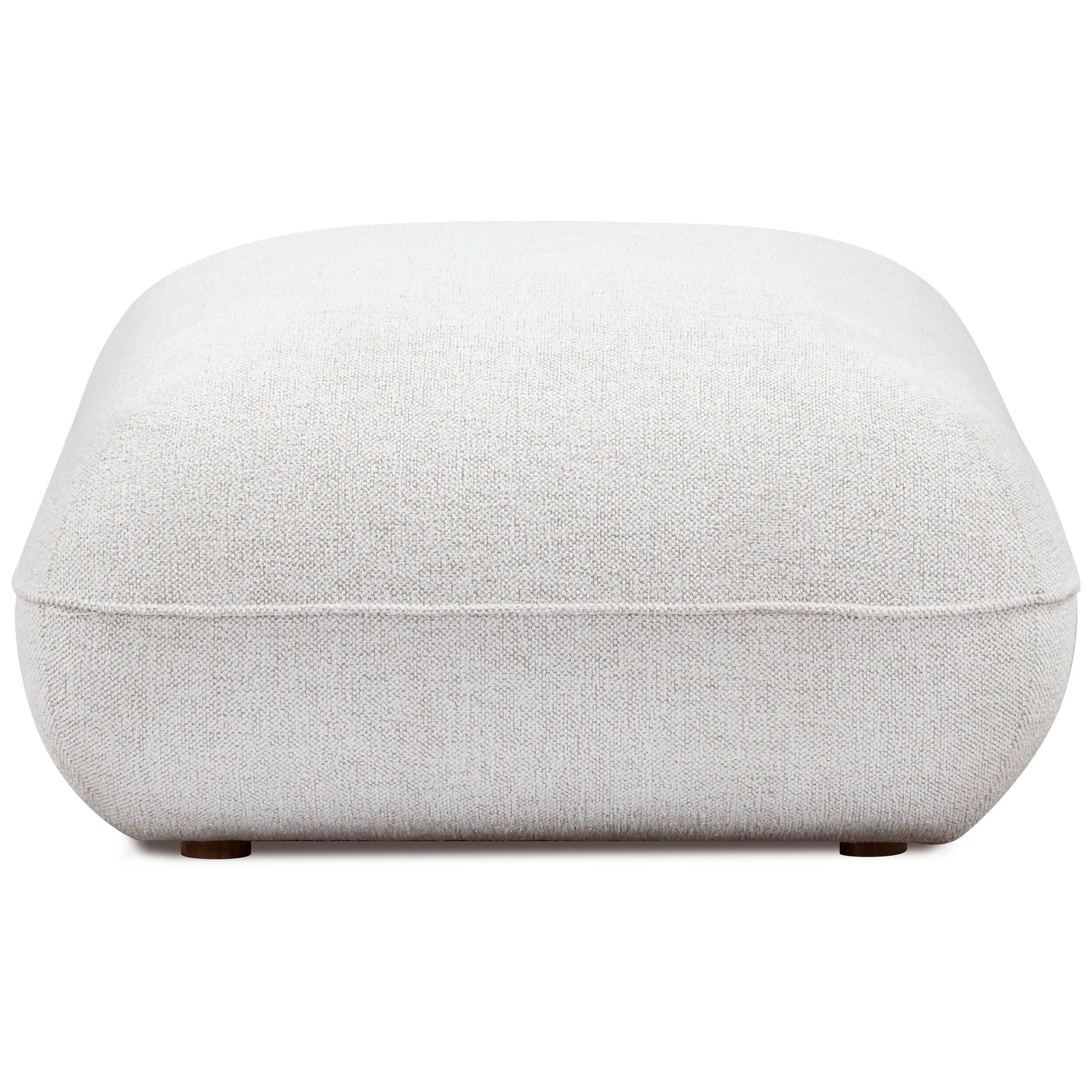 Arezza Ottoman, Stone White - Image 2
