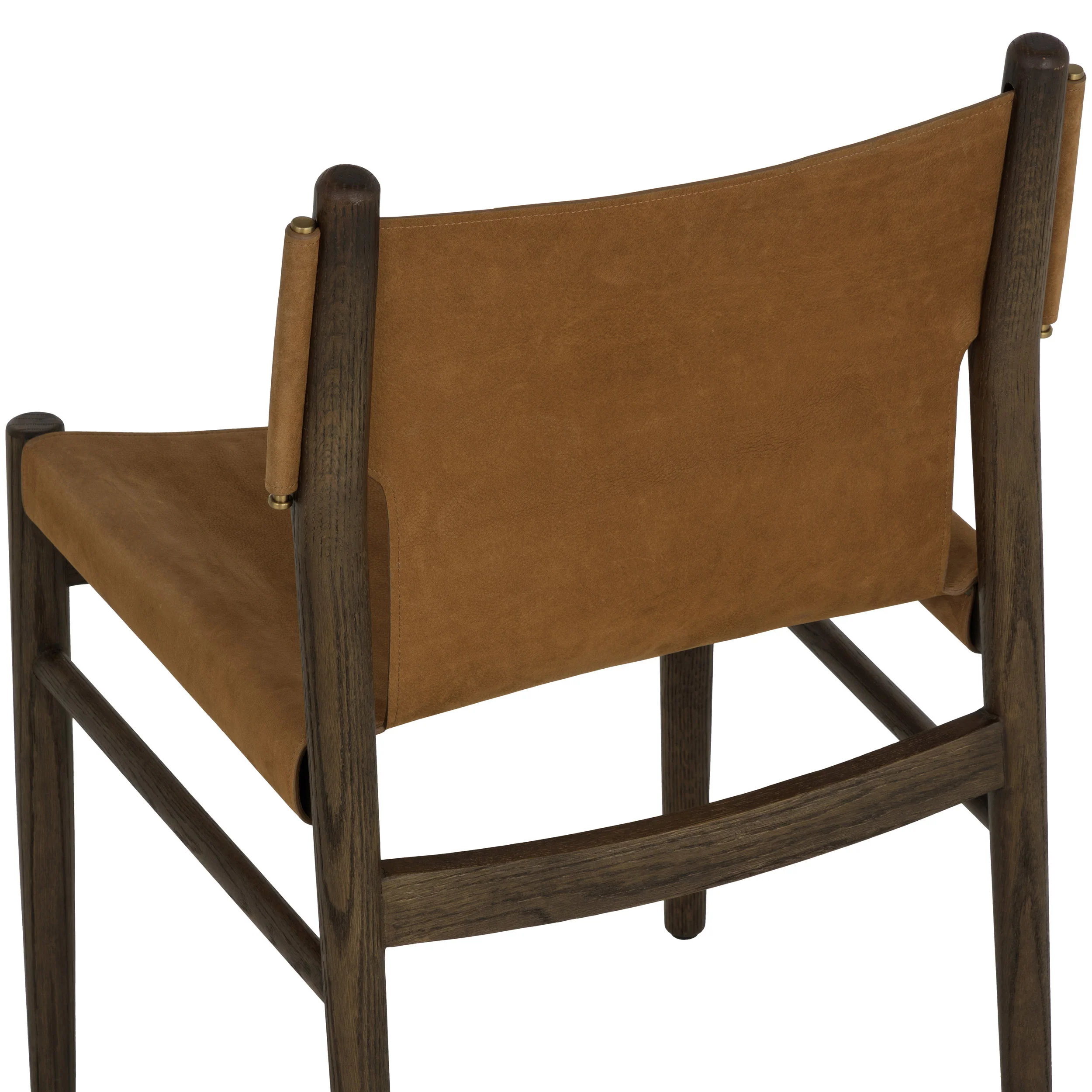 Argus Leather Dining Chair, Nubuck Caramel, Set of 2 - Image 5