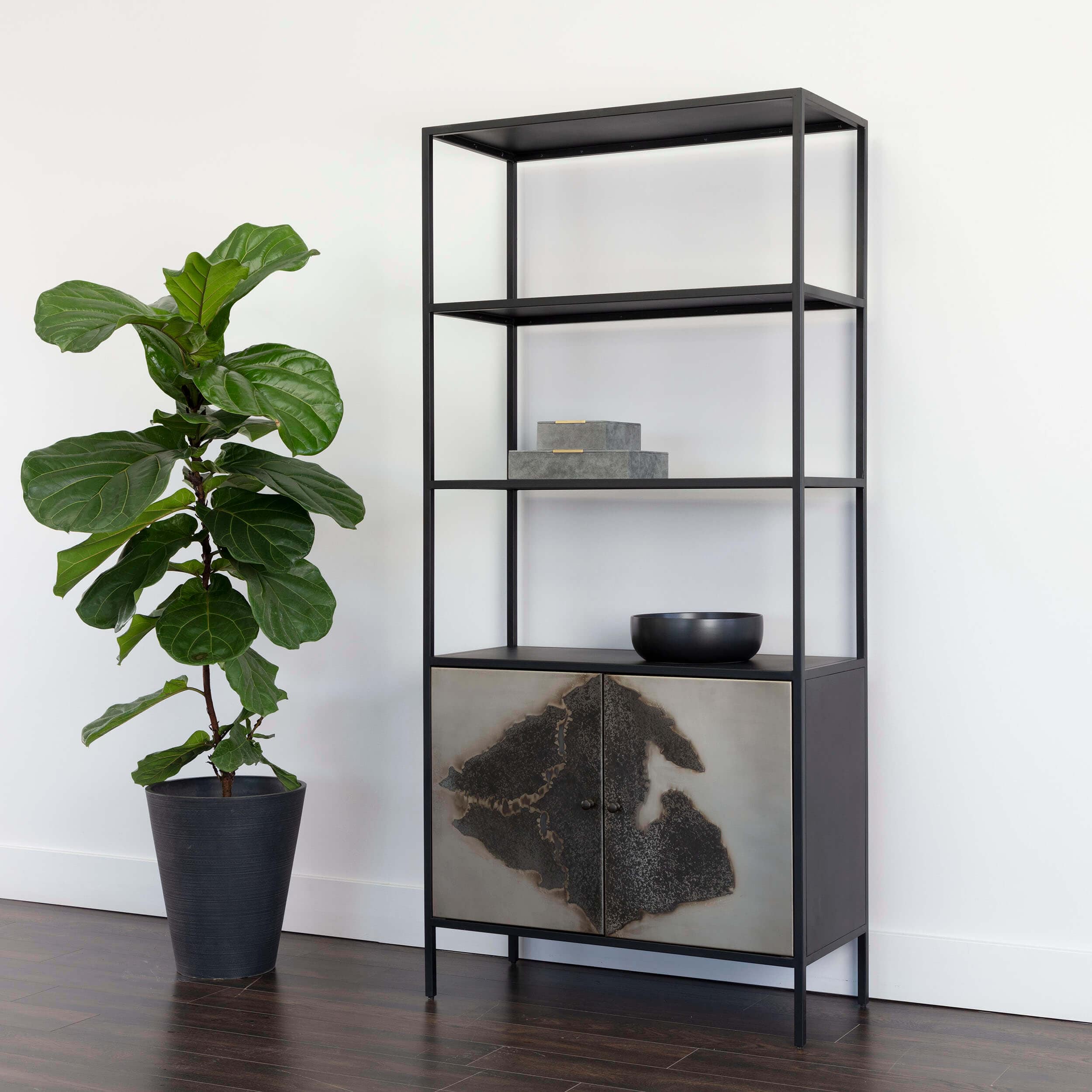 Arlington Bookcase, Black - Image 3