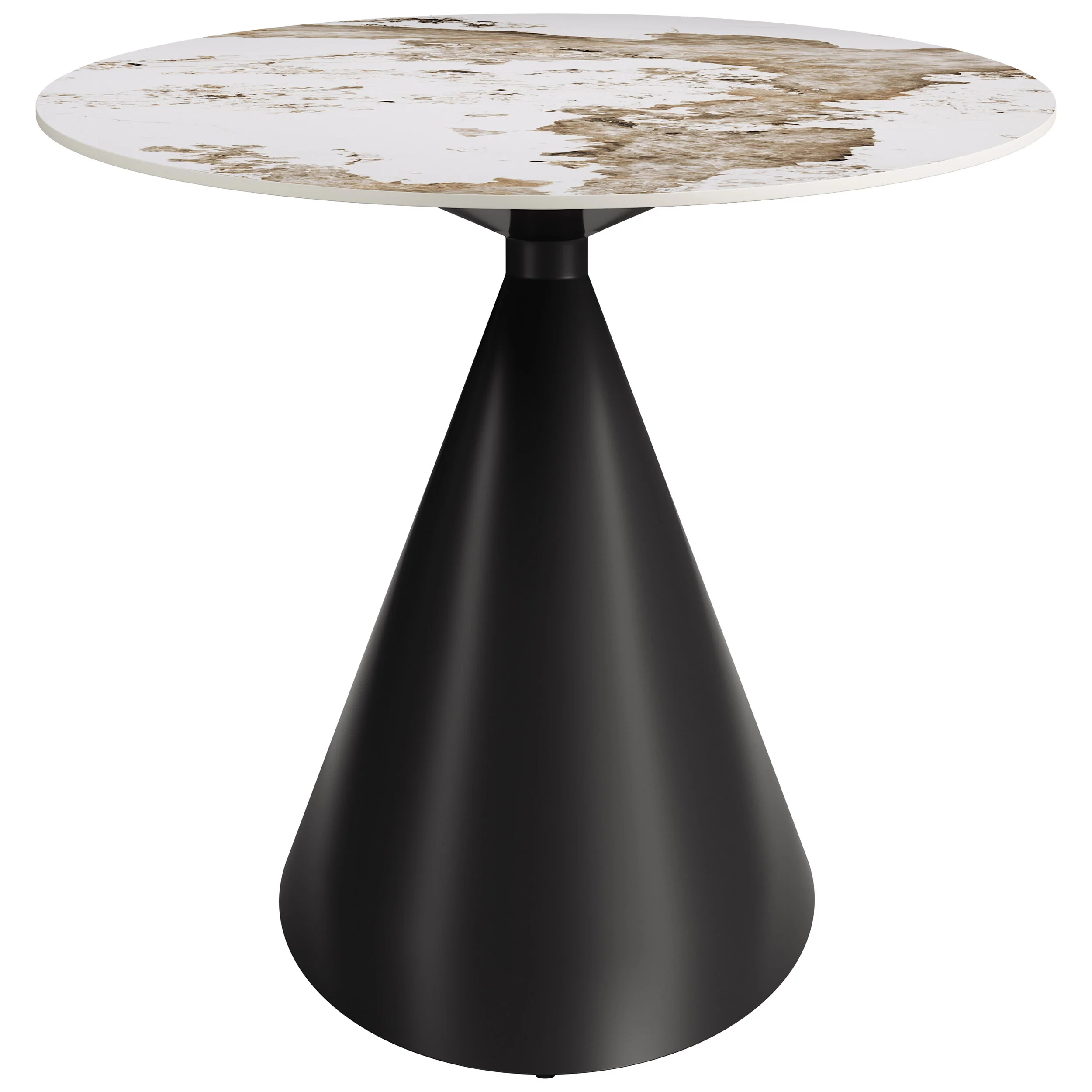 Armana Dining Table, White/Brown - Image 3
