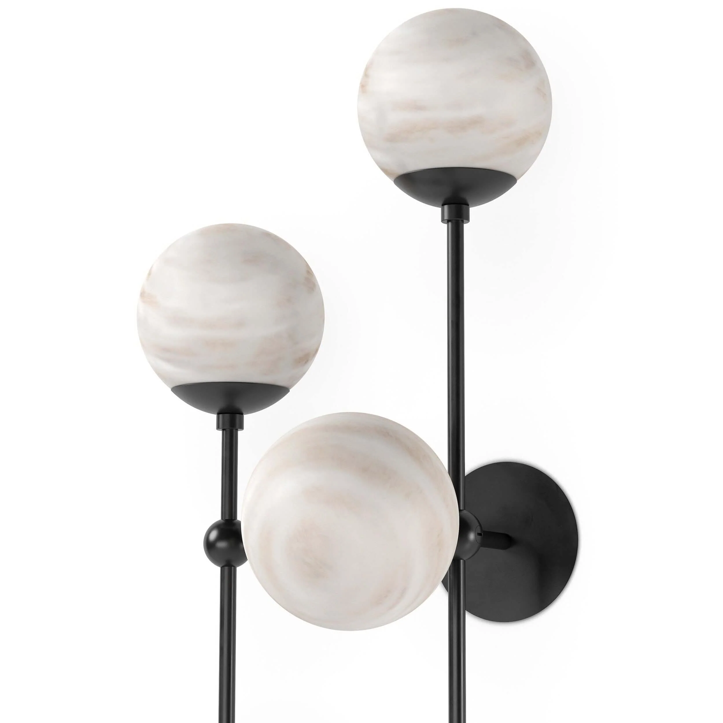 Armstrong 4 L Sconce, Black Gunmetal by Four Hands - Image 4