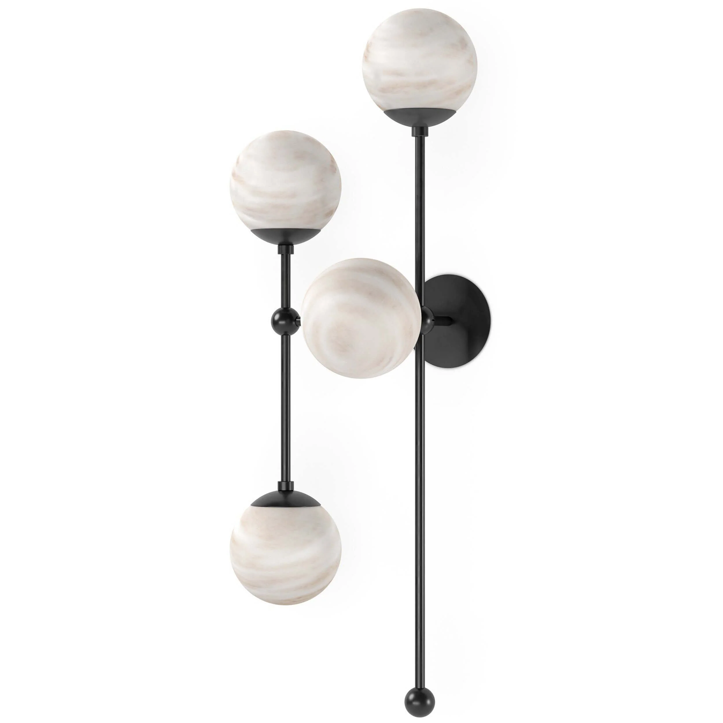 Armstrong 4 L Sconce, Black Gunmetal by Four Hands - Image 5