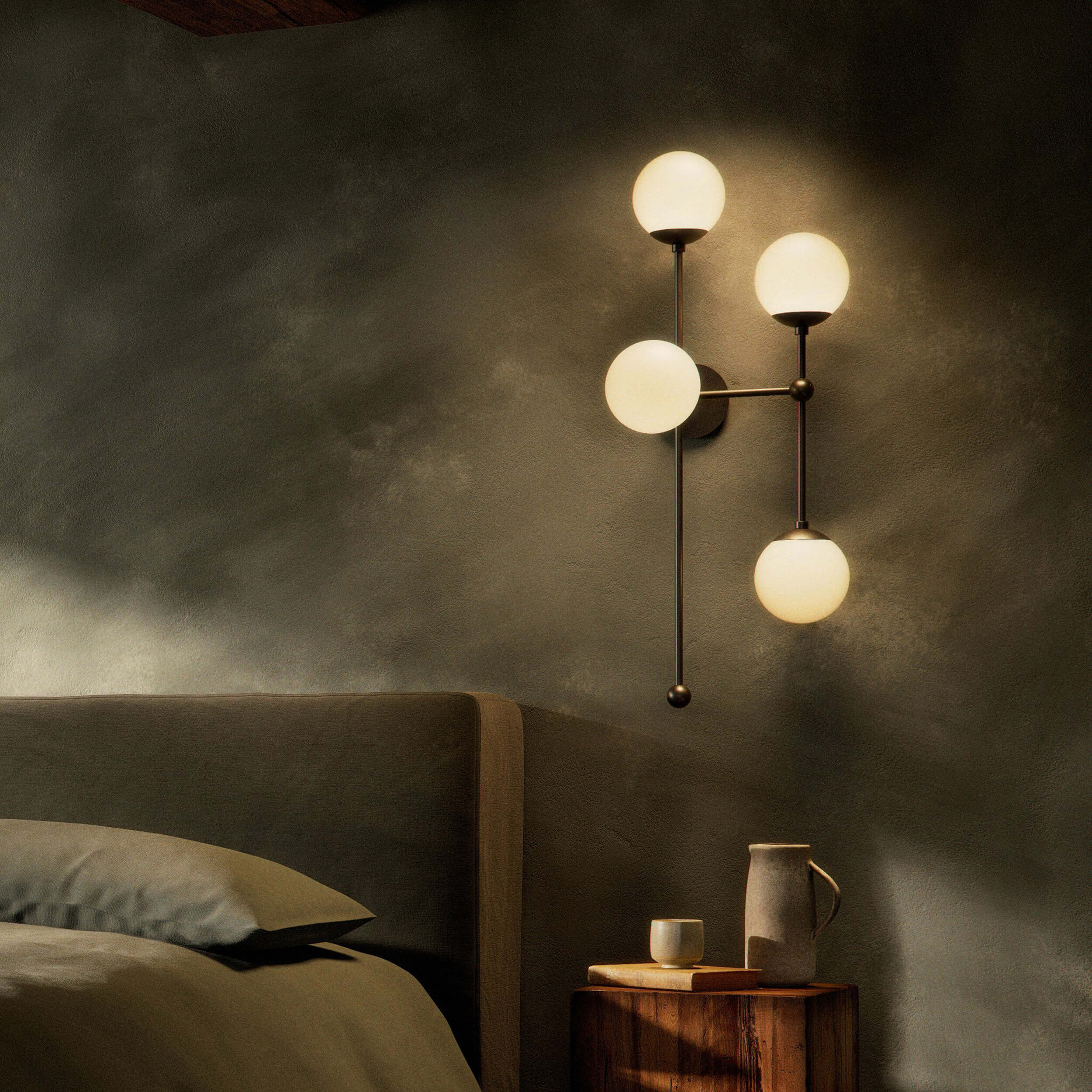 Armstrong 4 R Sconce, Black Gunmetal by Four Hands - Image 6