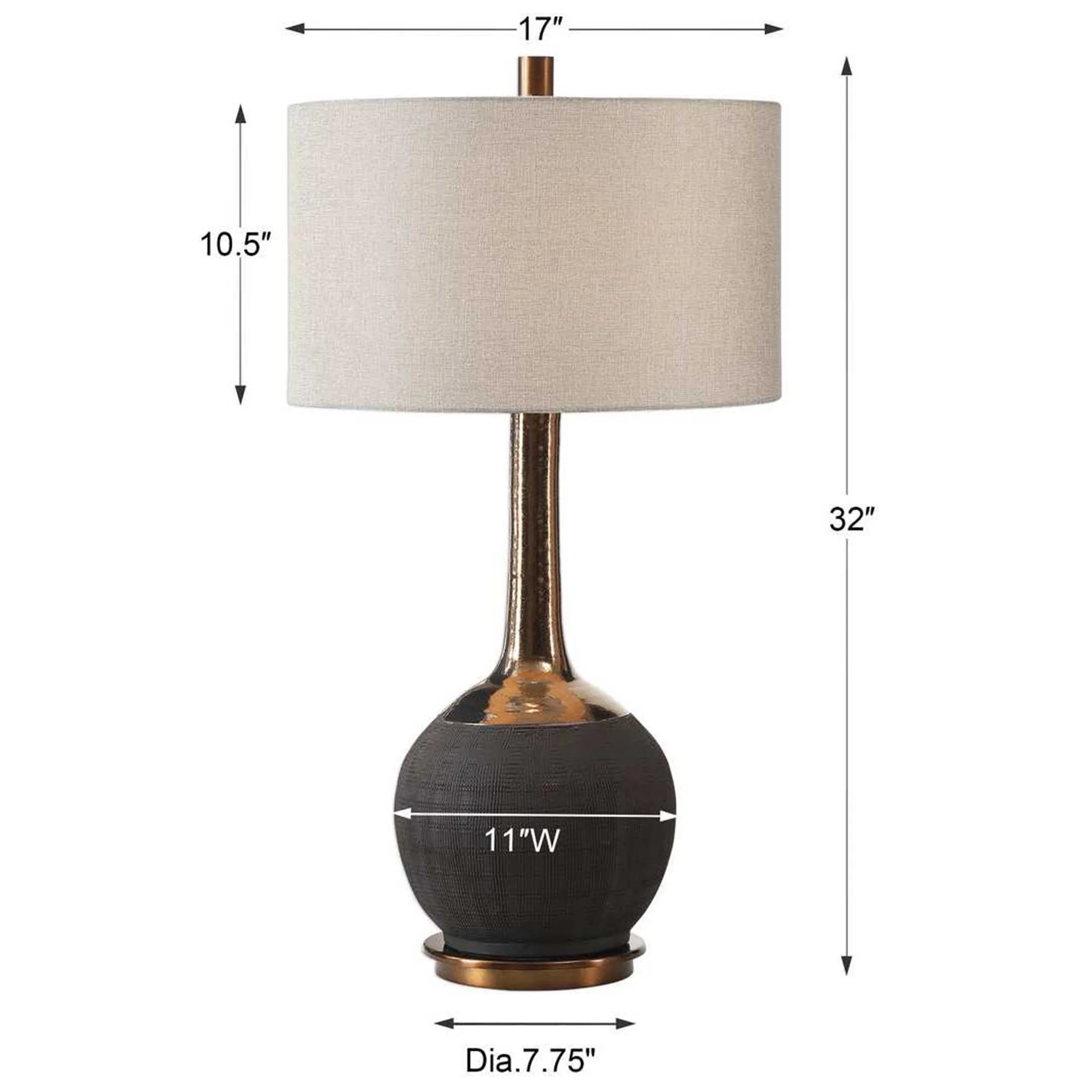 Arnav Table Lamp, Black - Image 7