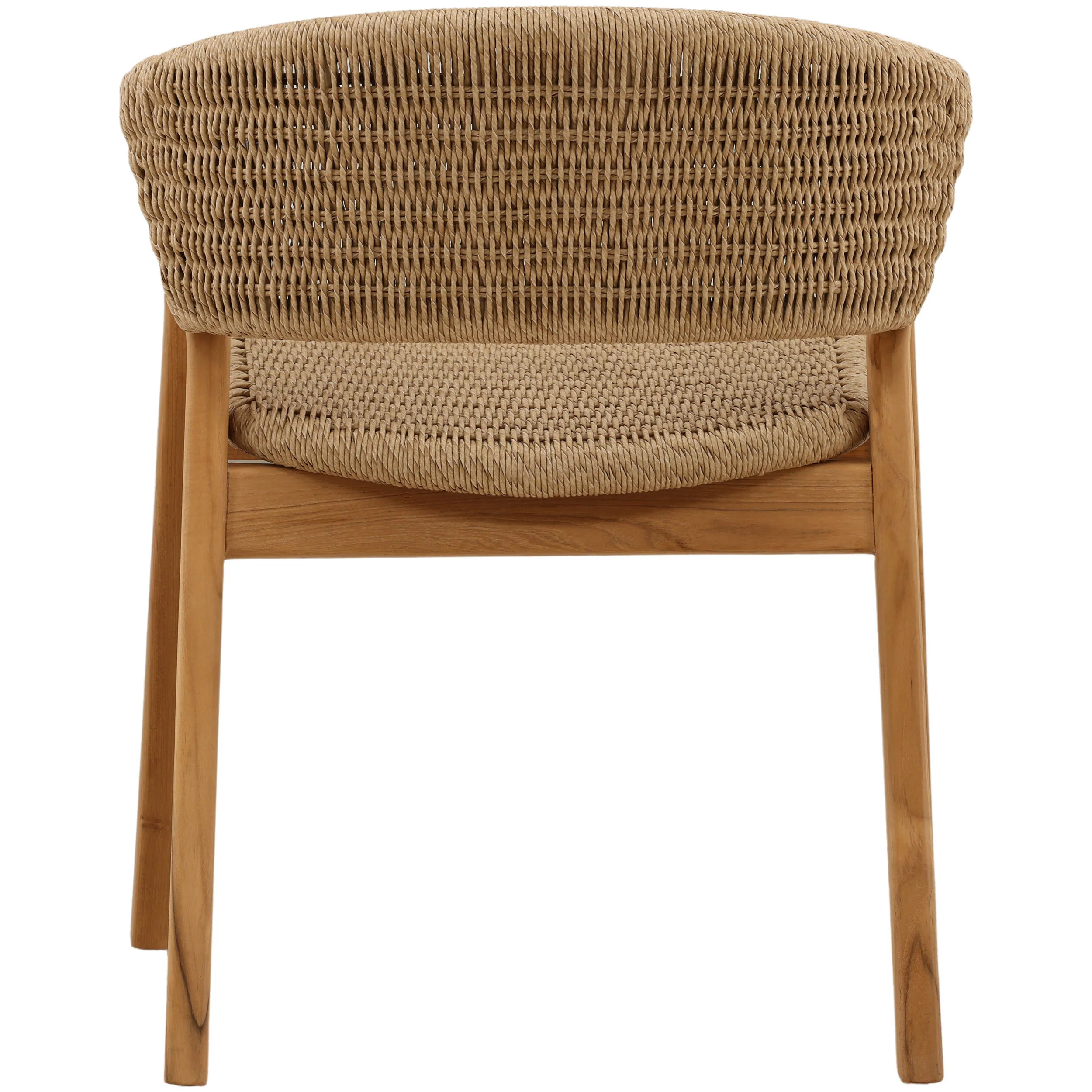 Arrow Outdoor Dining Chair, Natural - Image 4