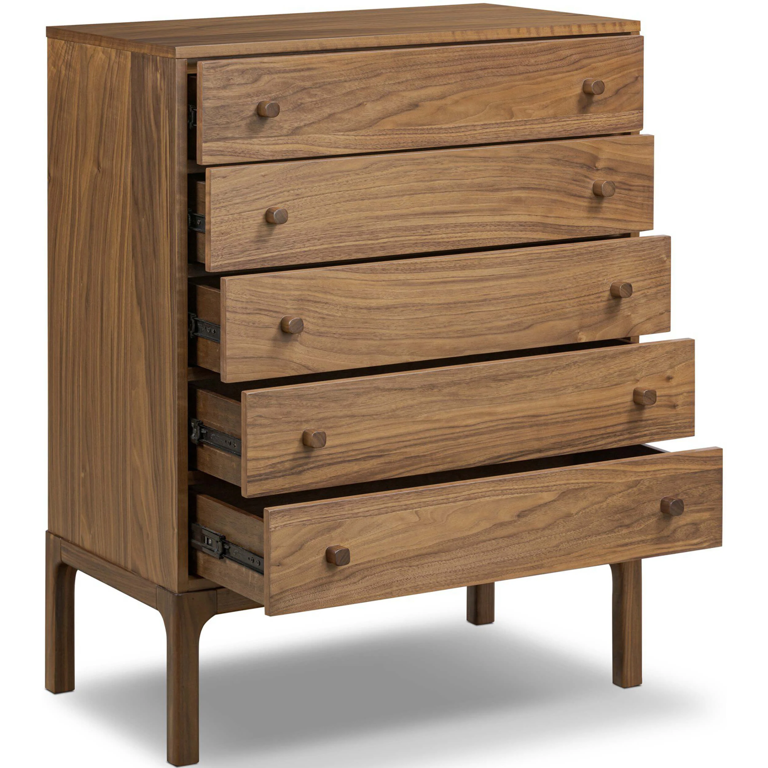 Arturo Chest, Natural Walnut by Four Hands - Image 4