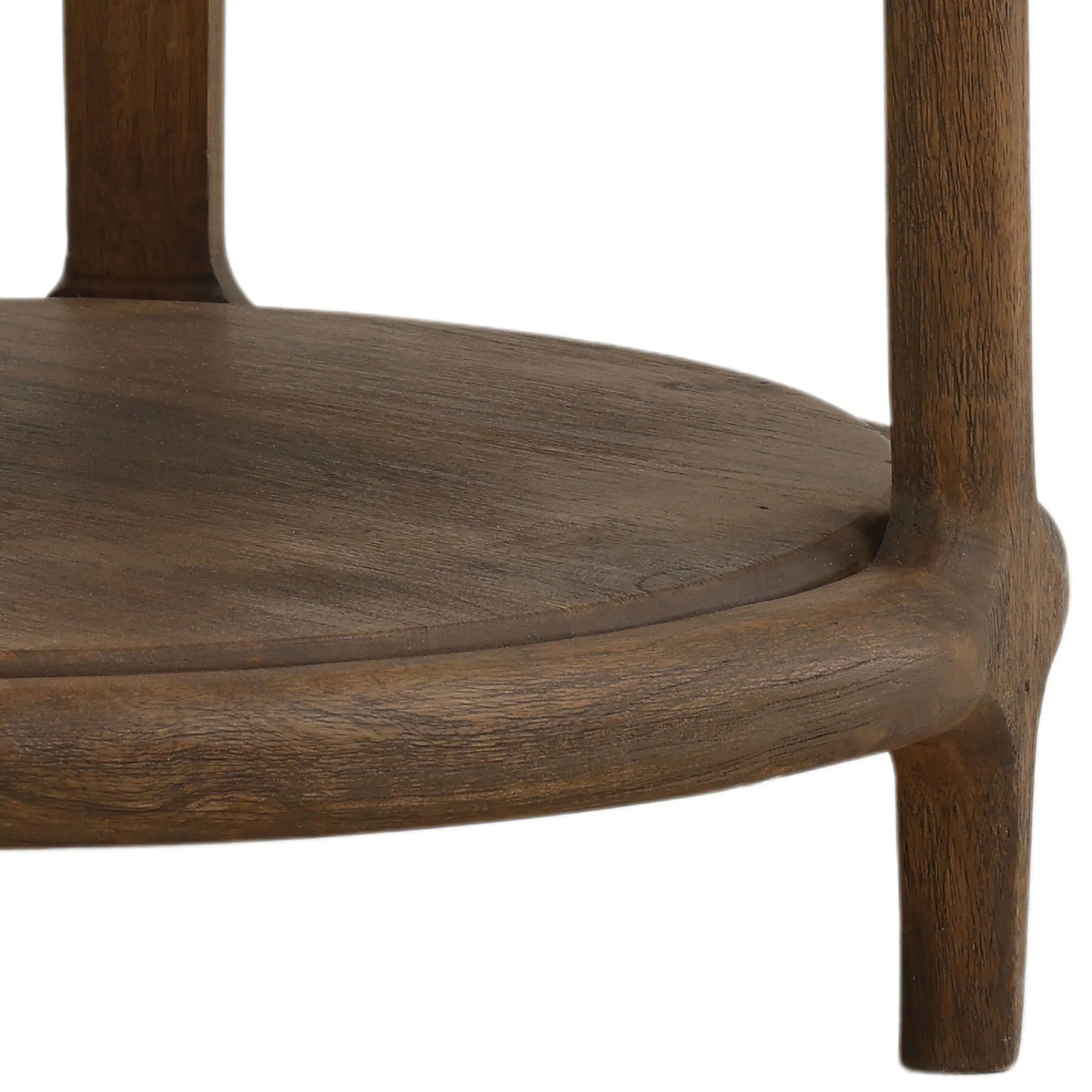 Aruna Side Table, Dark Brown - Image 5
