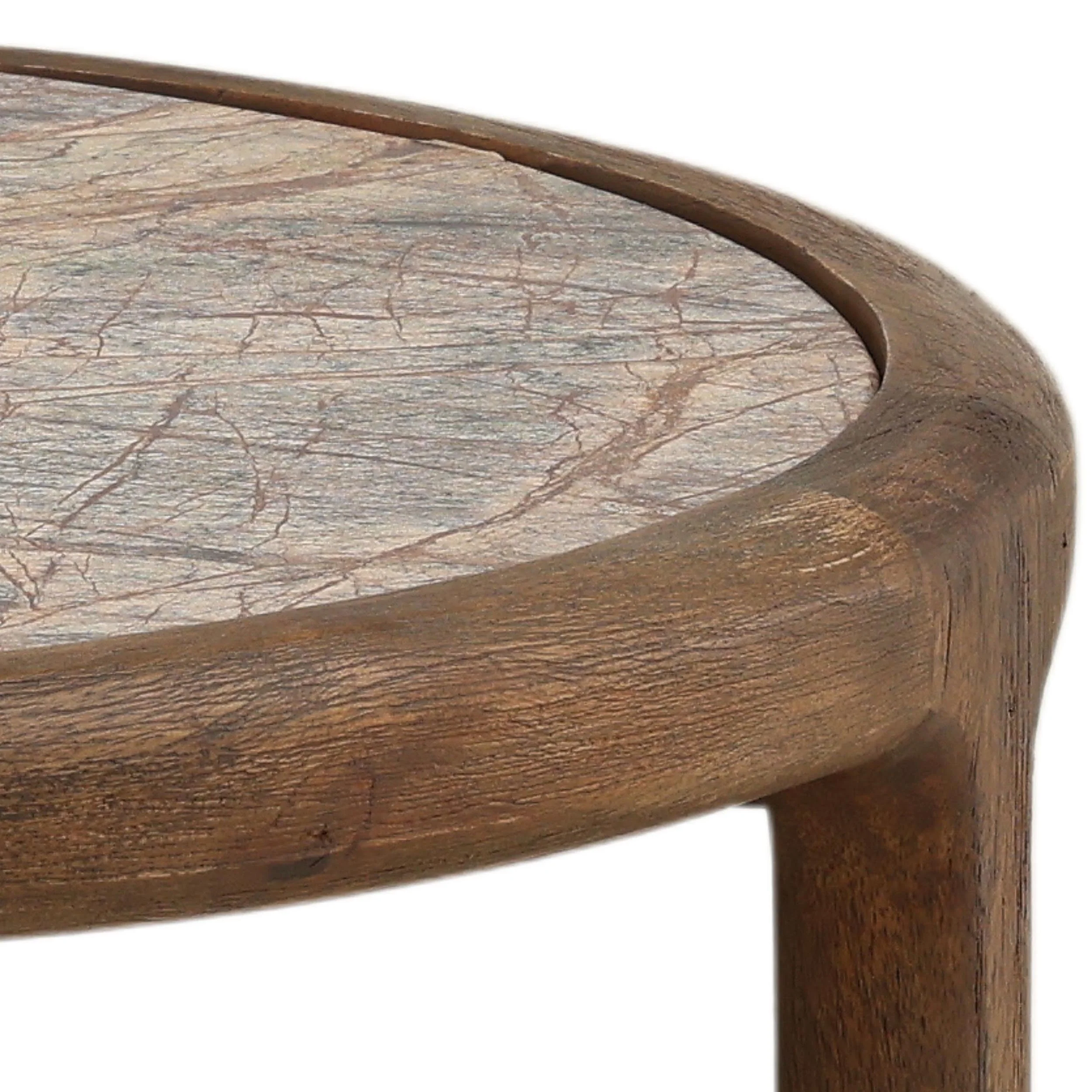 Aruna Side Table, Dark Brown - Image 6