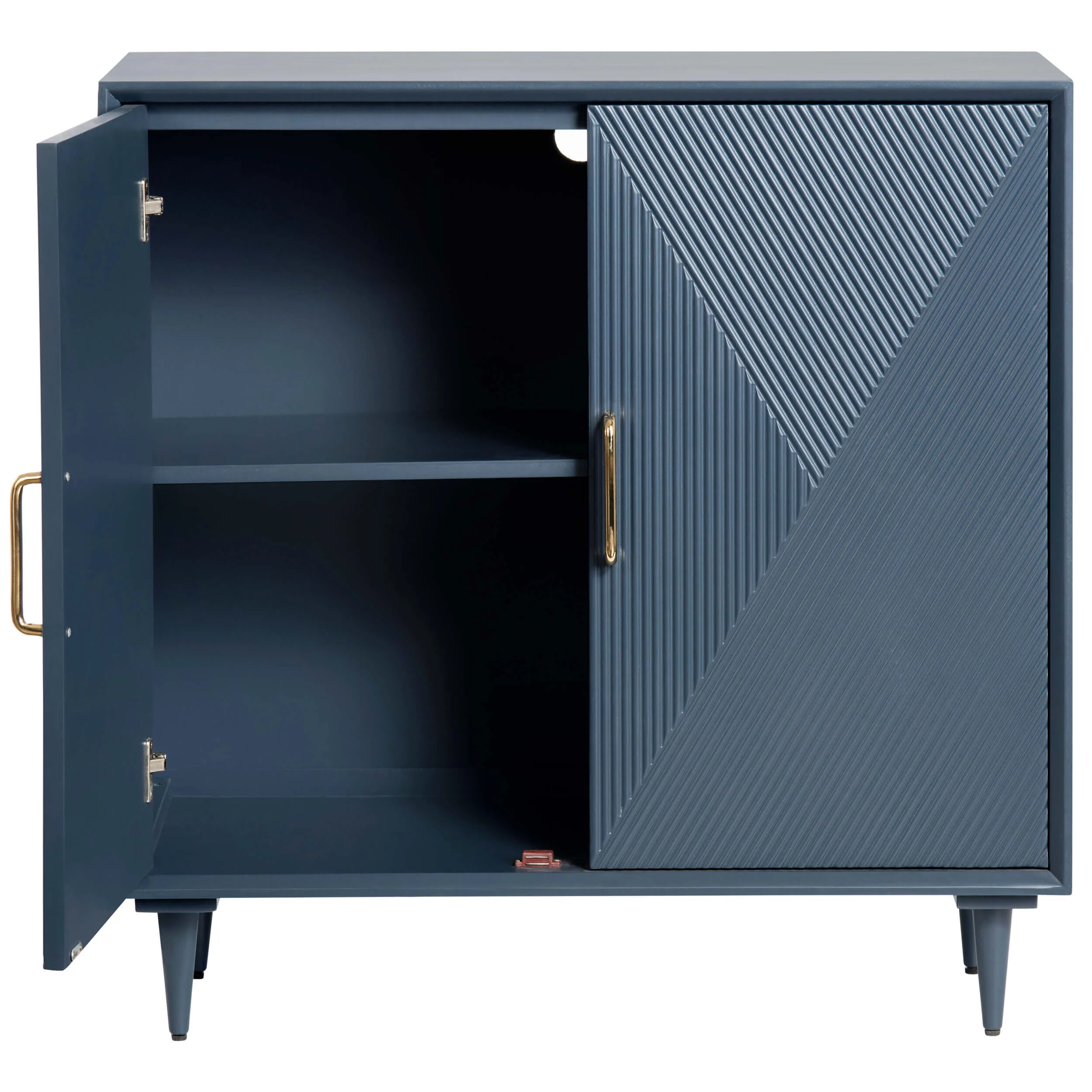 Arvada 2 Door Cabinet, Blue - Image 3