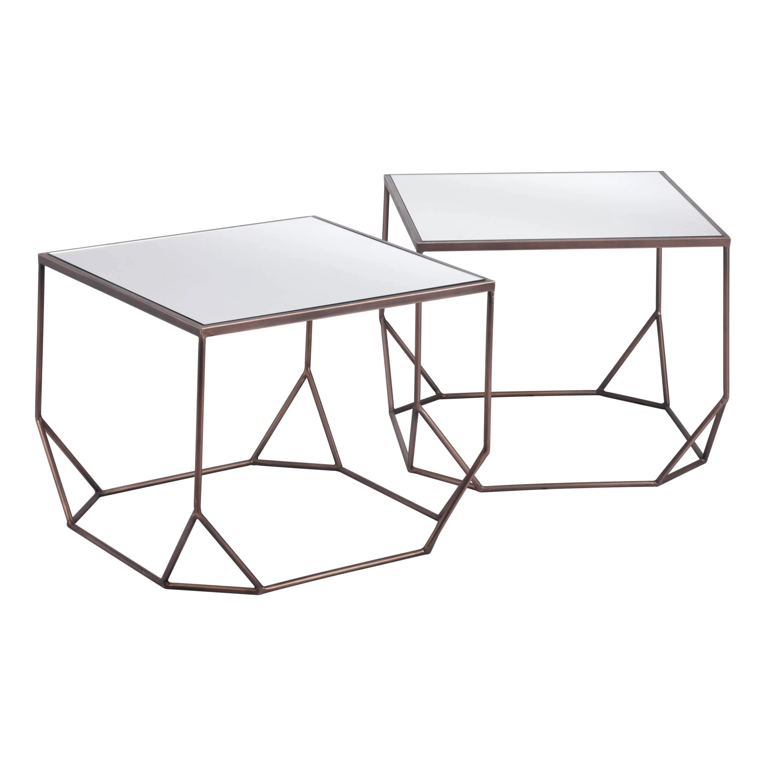Arzon Coffee Table, Bronze, Set of 2 - Image 3
