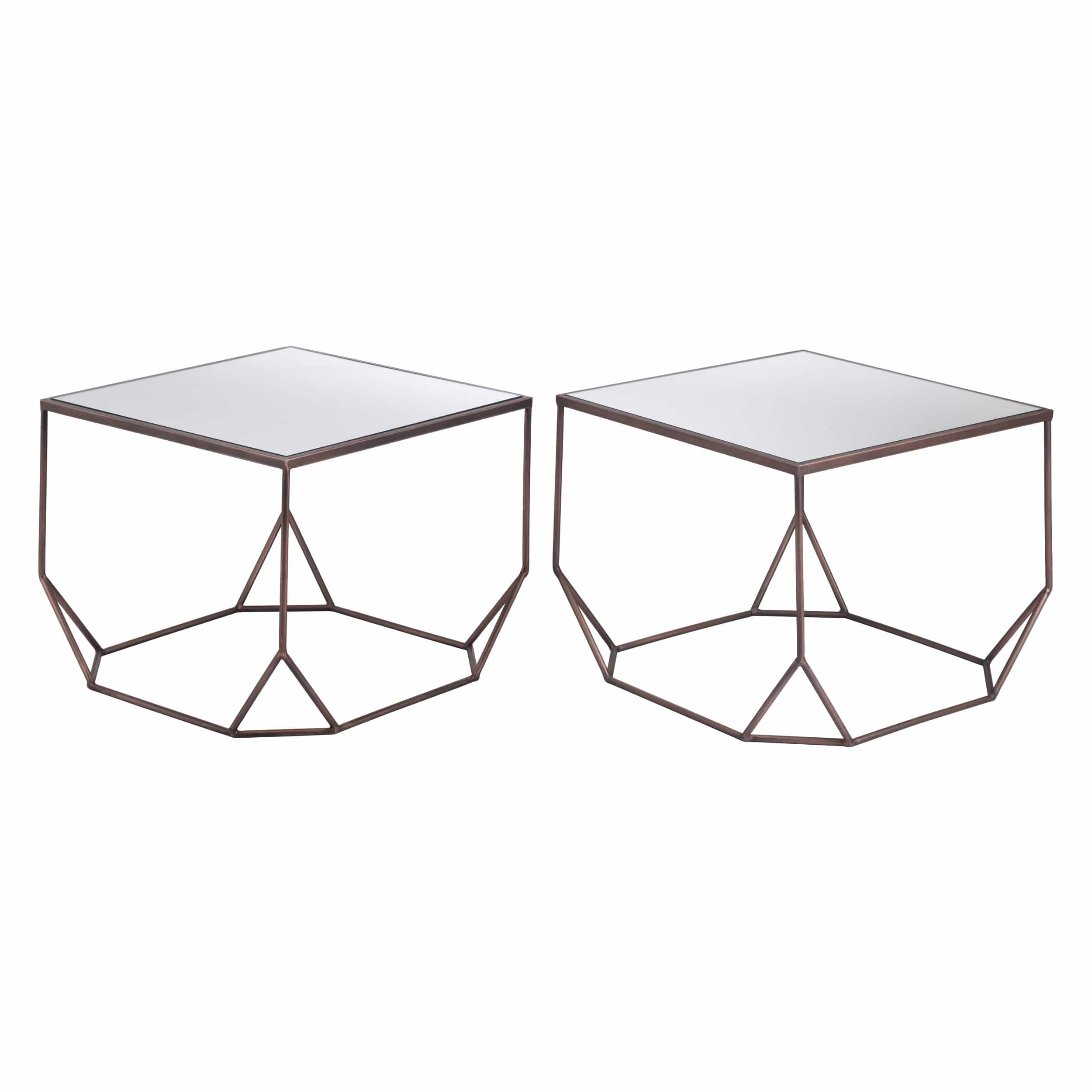 Arzon Coffee Table, Bronze, Set of 2 - Image 4