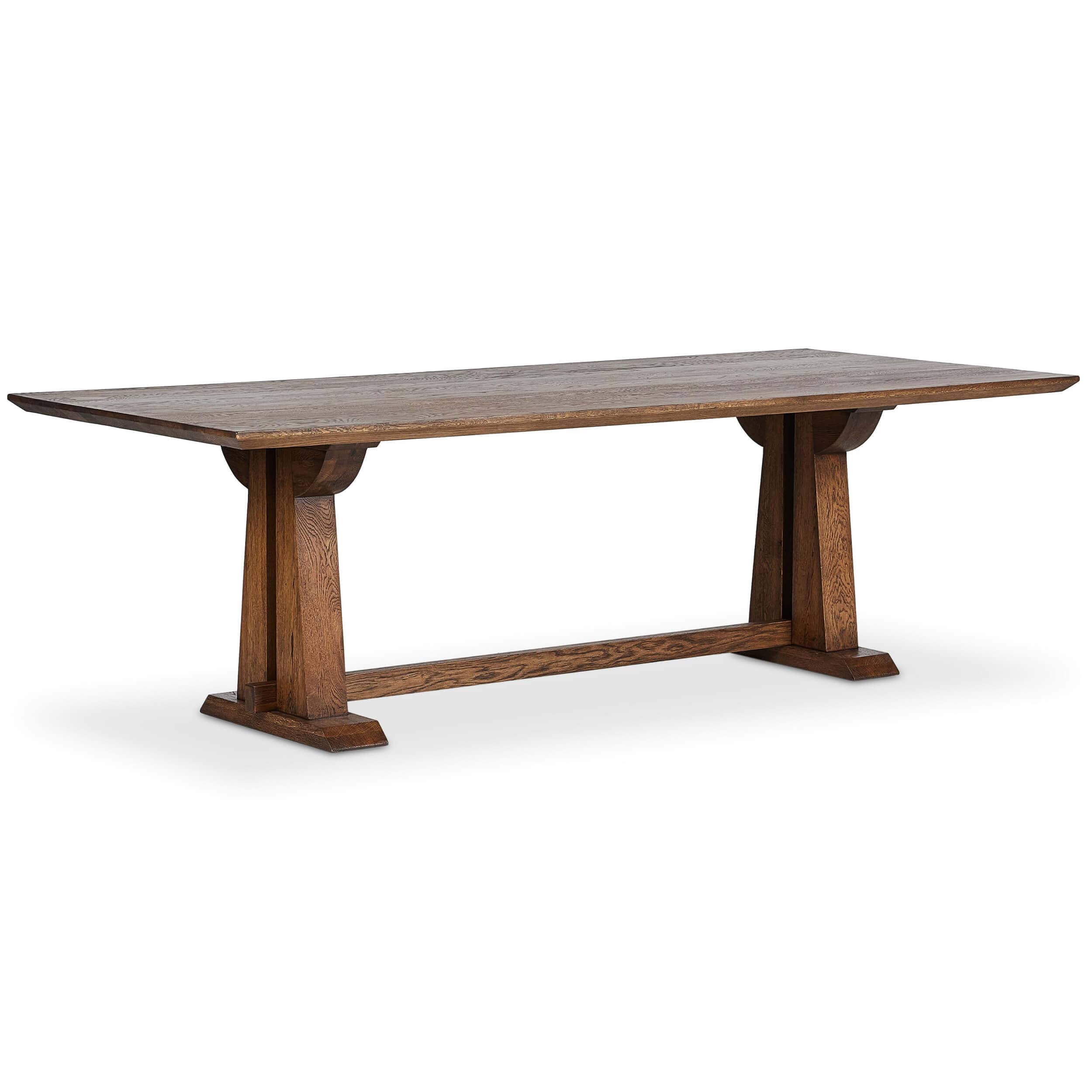 Ashwin Rectangular Dining Table, Brown Oak by Four Hands