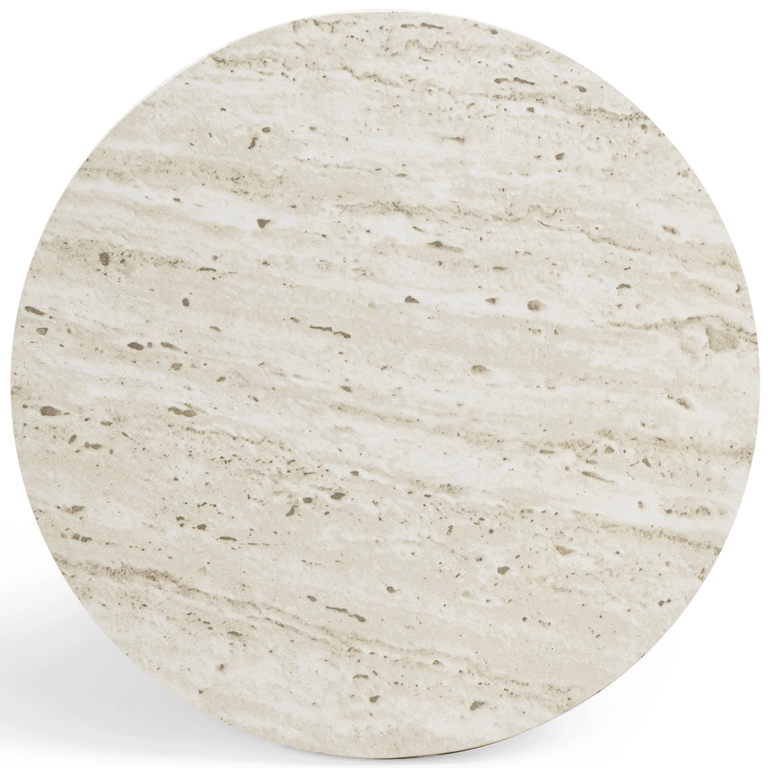 Asta Side Table, Travertine - Image 3