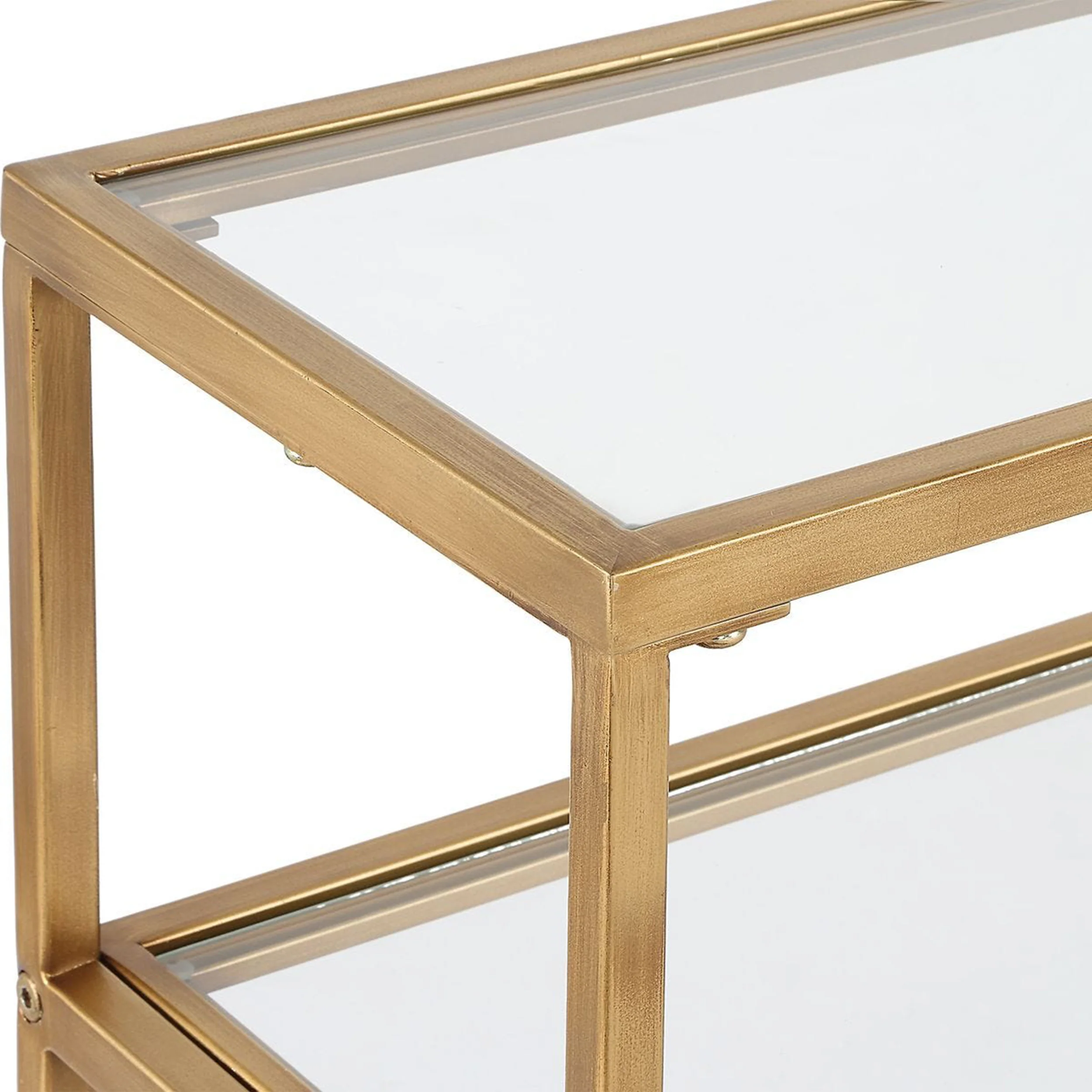 Aster Console Table, Warm Gold - Image 4