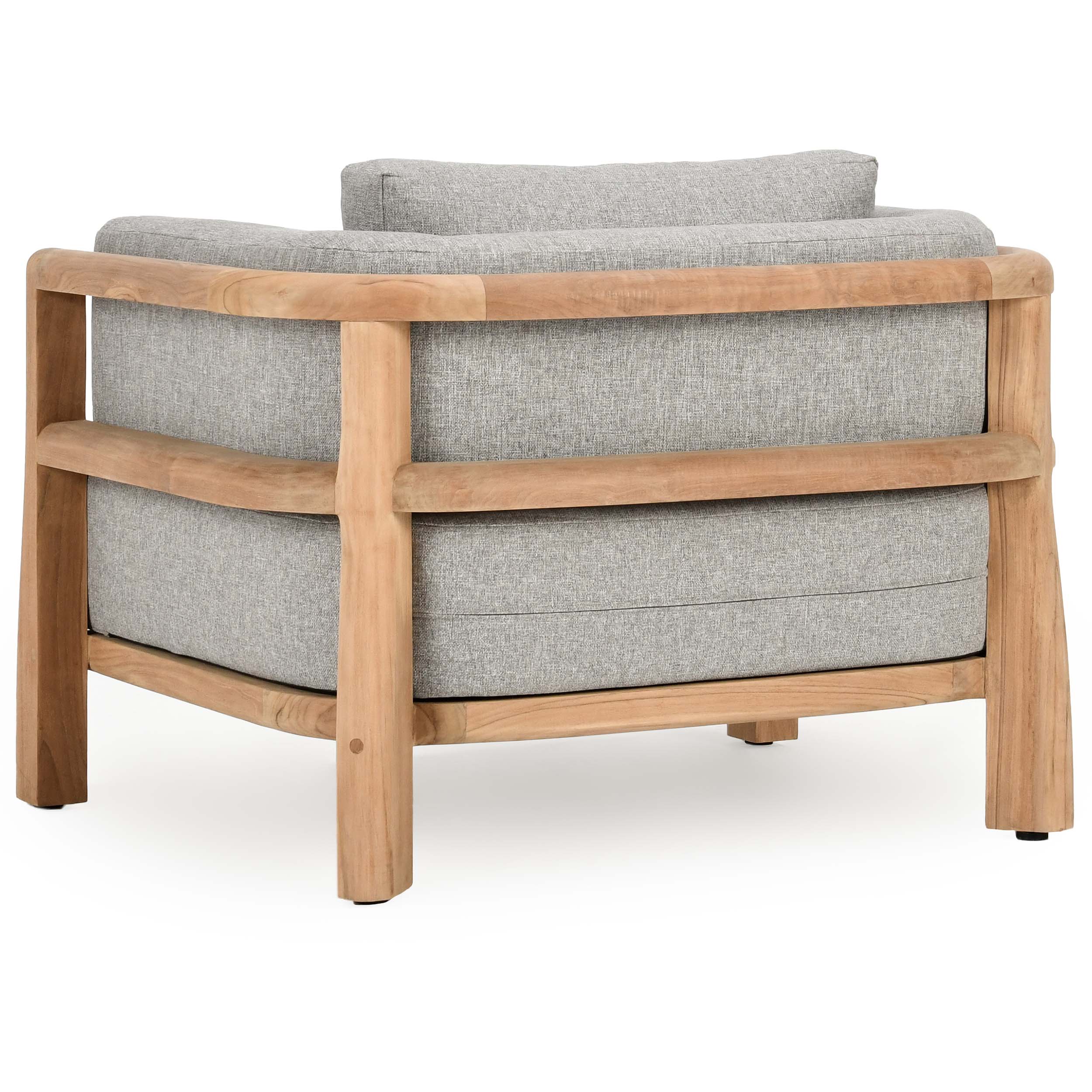 Aston Outdoor Accent Chair, Natural/Gray - Image 4