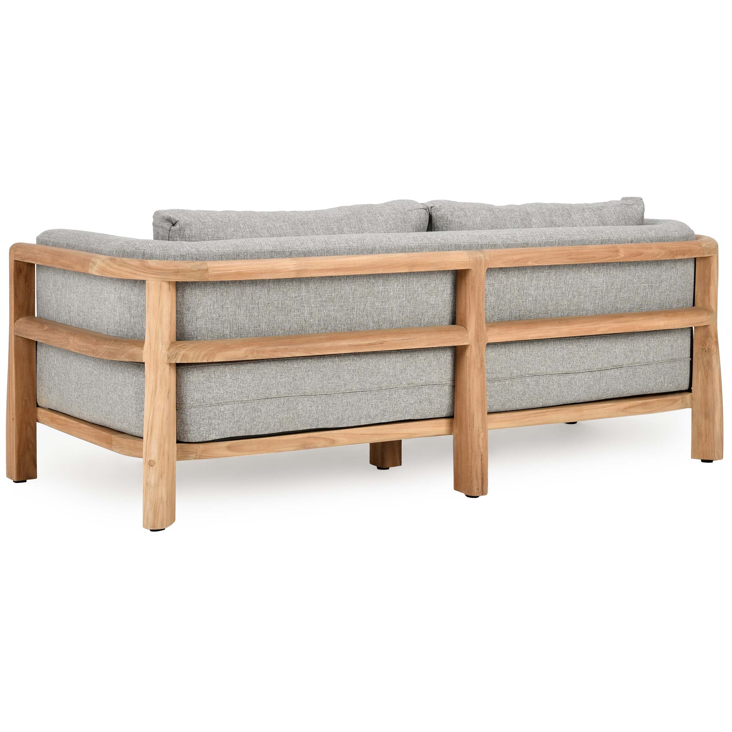 Aston Outdoor Sofa, Natural/Gray - Image 4