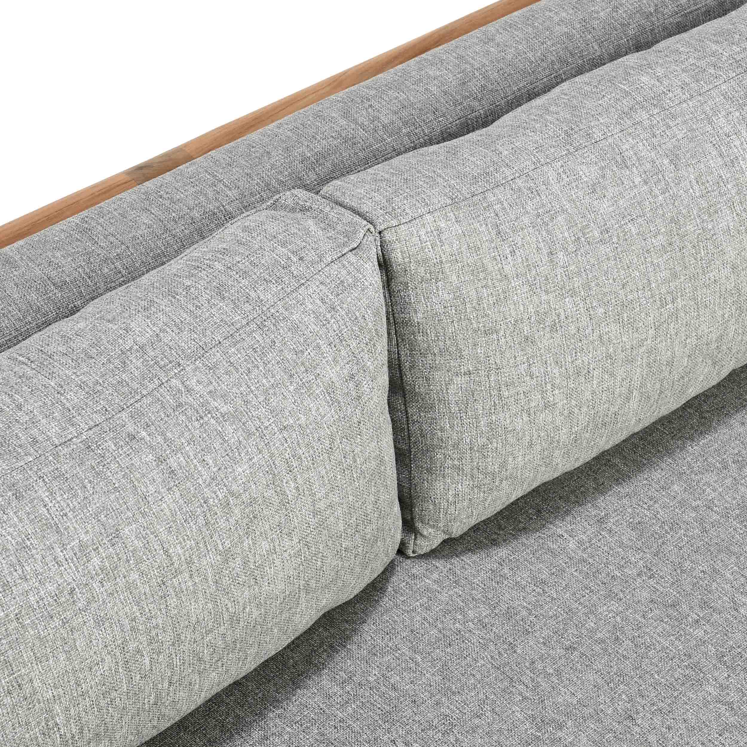 Aston Outdoor Sofa, Natural/Gray - Image 5