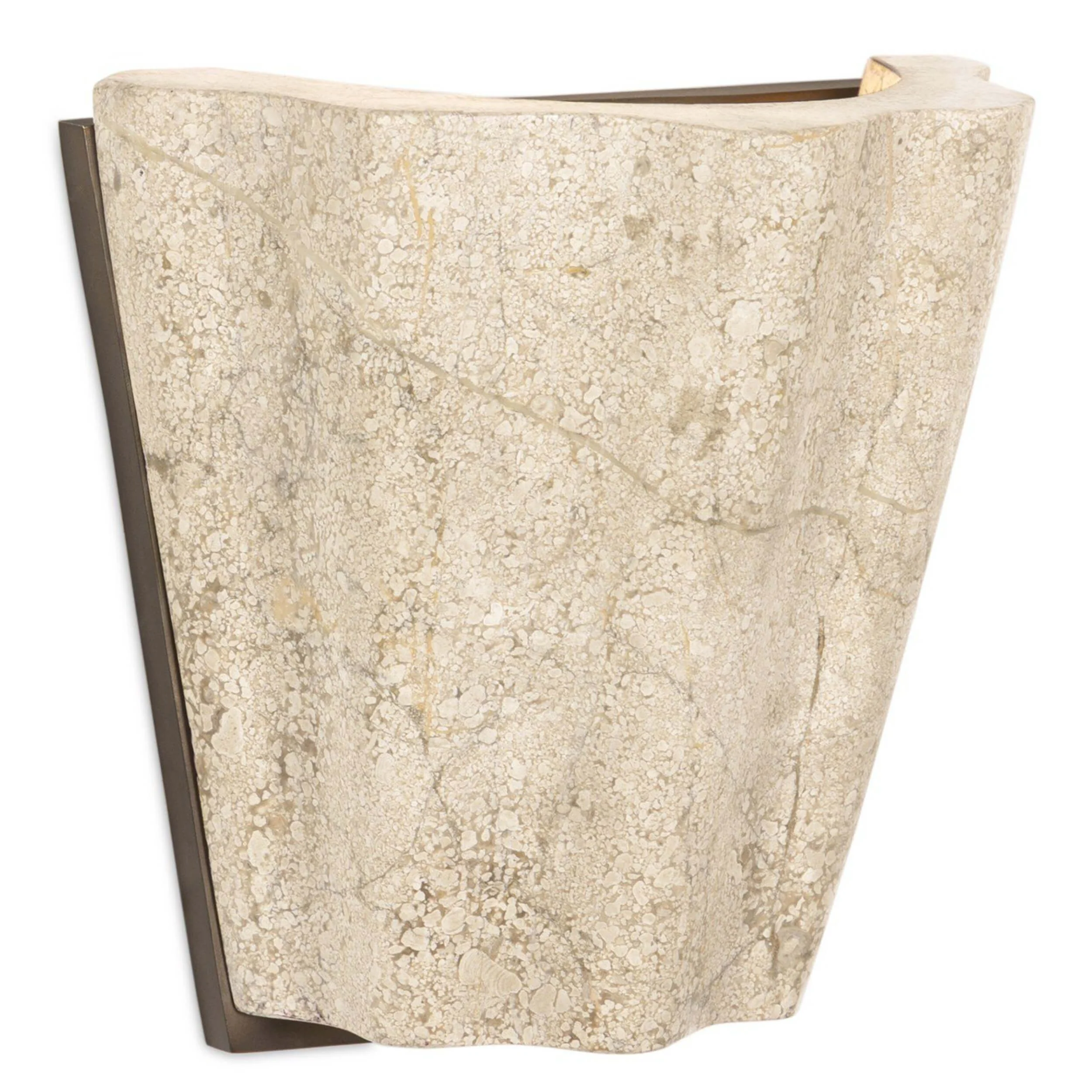 Astra Sconce, Cream Italian Marble by Four Hands