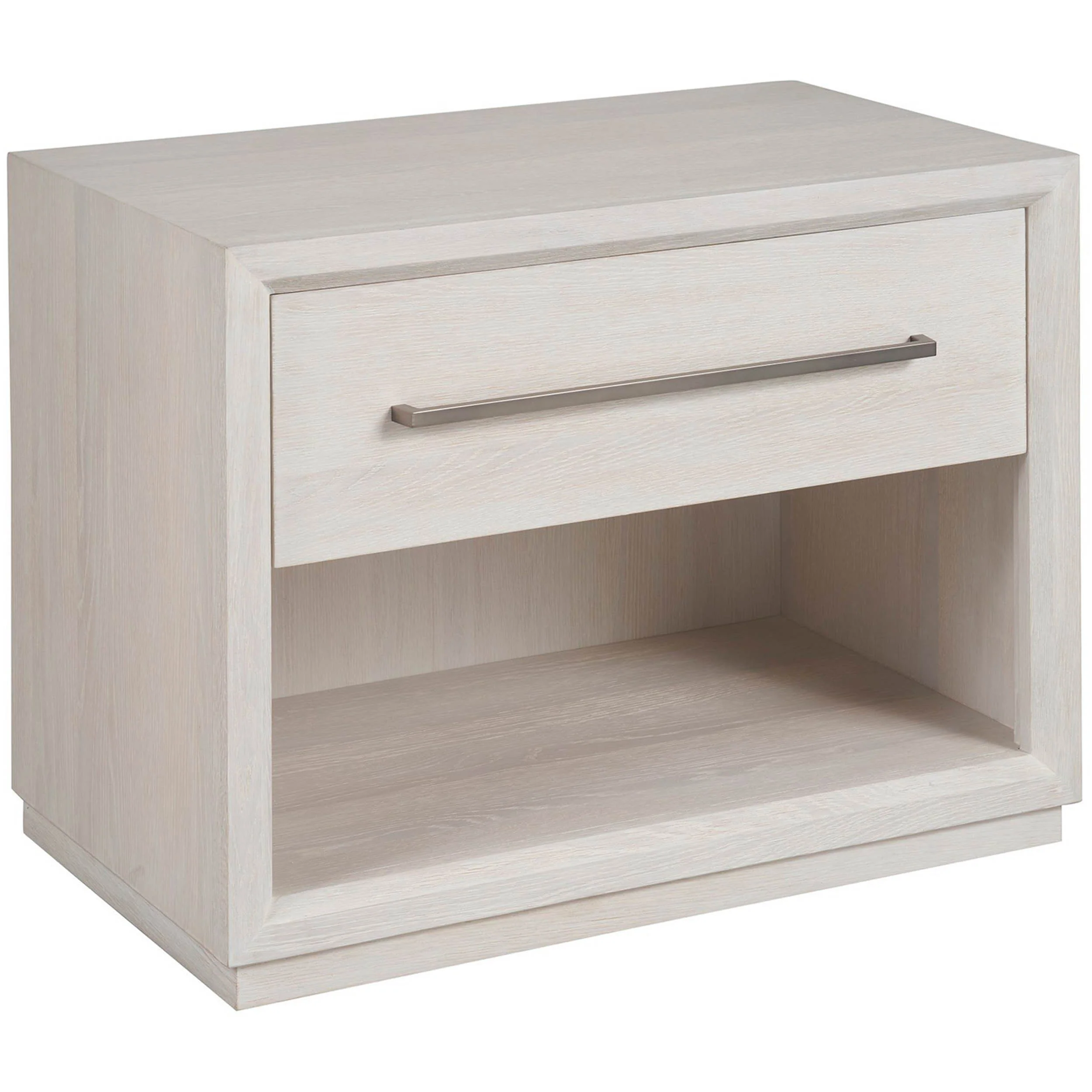 Astrid 1 Drawer Nightstand, White Oak