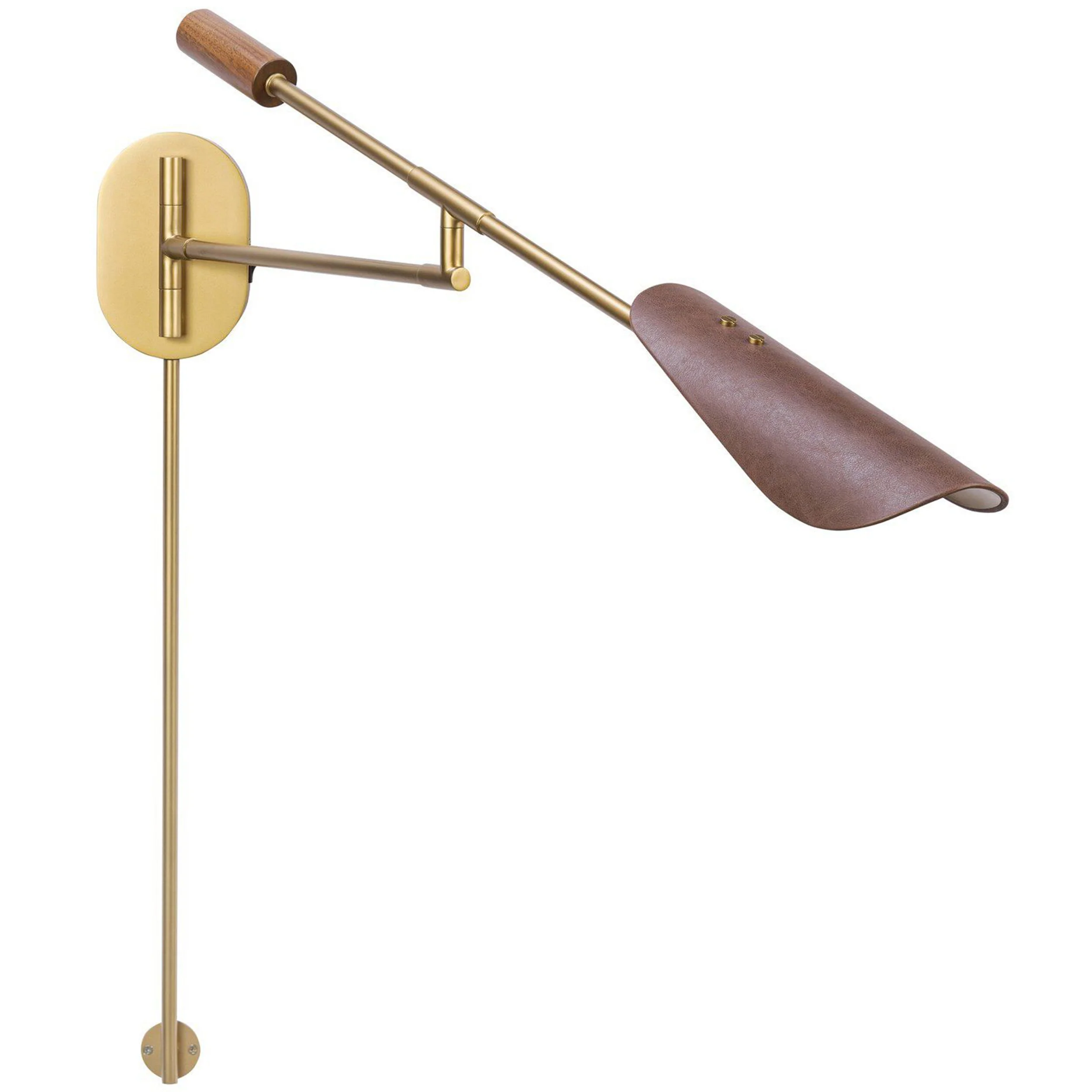 Astrid Sconce, Dark Brown/Antique Brass by Four Hands - Image 2