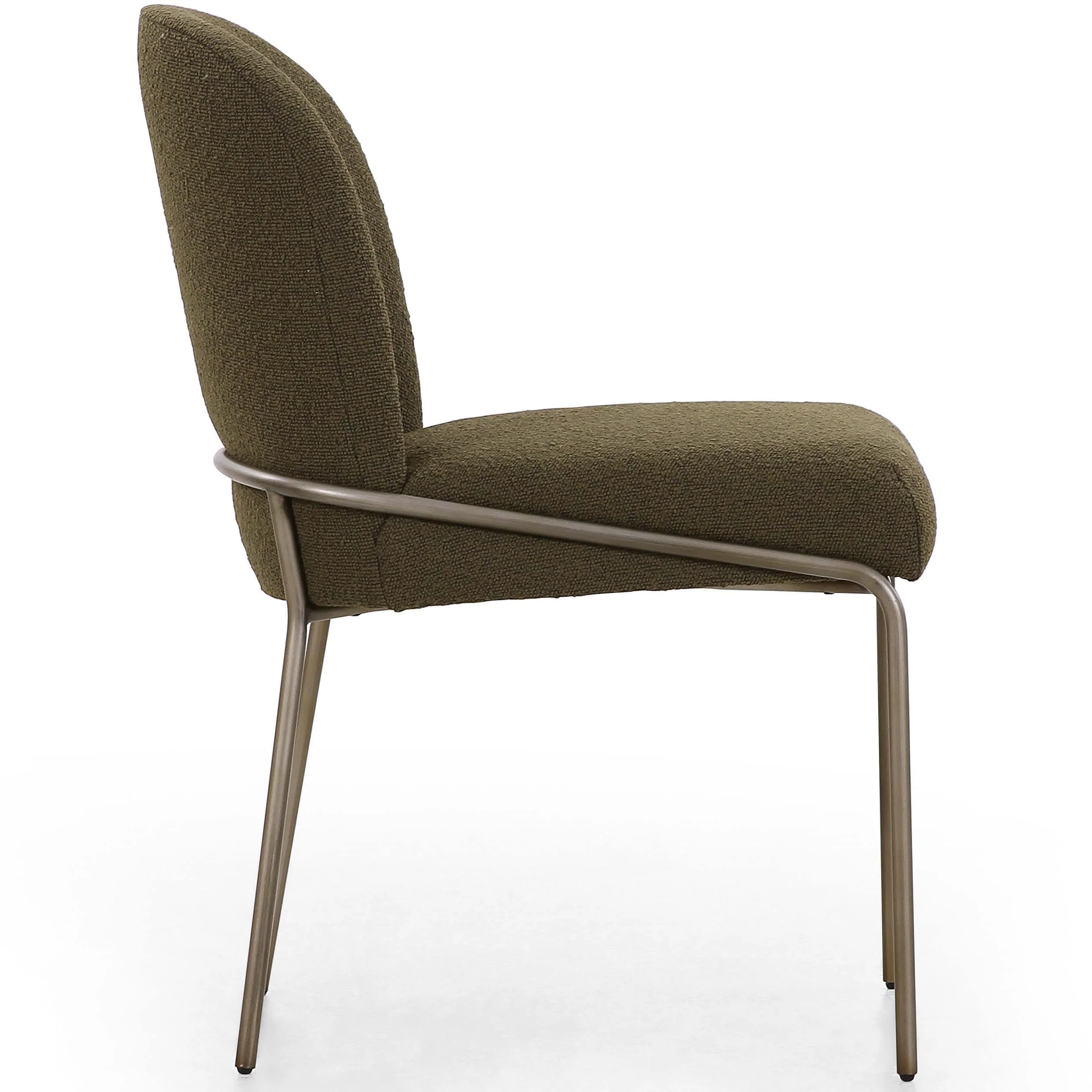 Astrud Dining Chair, Boucle Olive, Set of 2 by Four Hands - Image 3