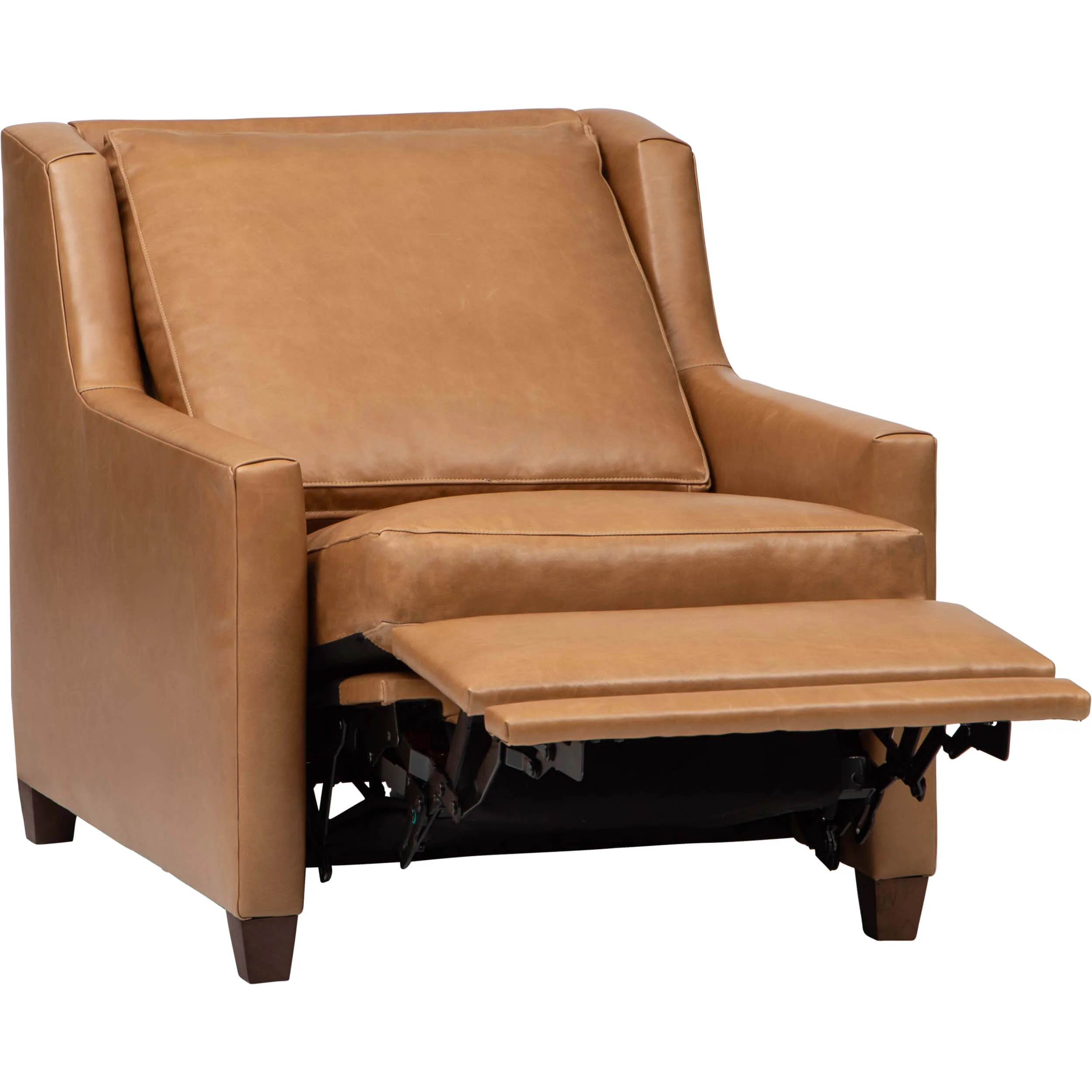 Atlas Leather Power Recliner, Libby Camel - Image 6