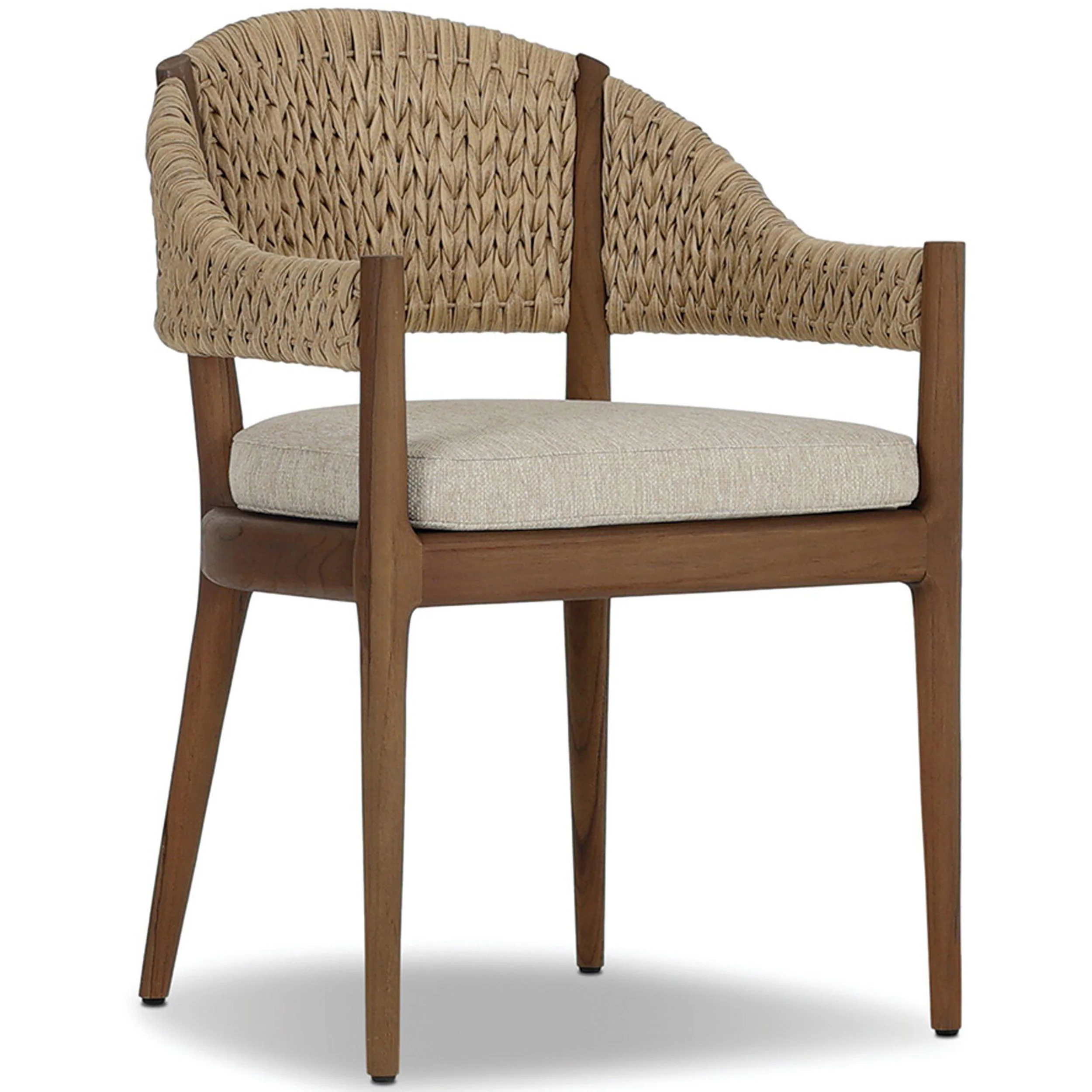 Atwood Outdoor Dining Armchair, Ellor Beige by Four Hands