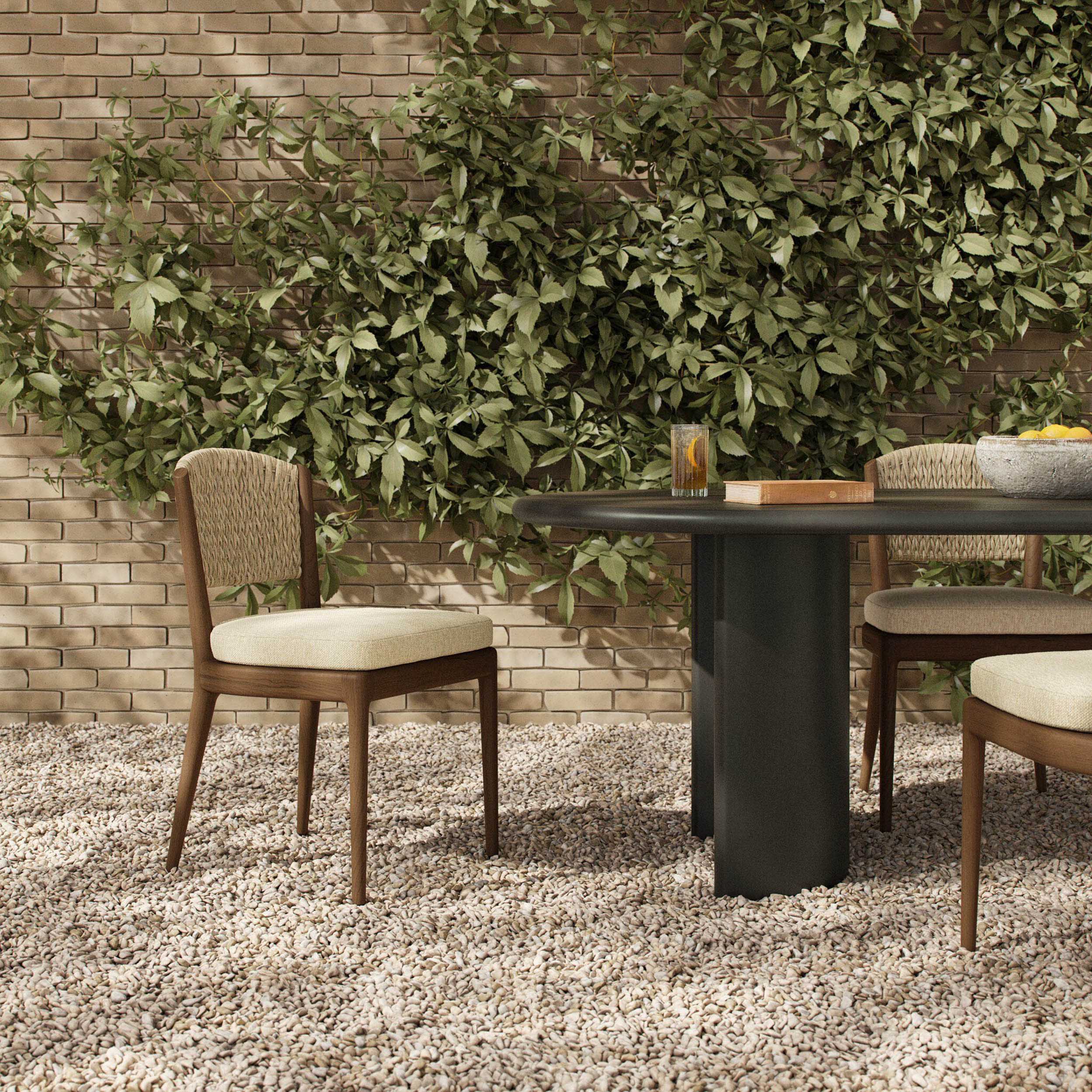 Atwood Outdoor Dining Chair, Ellor Beige, Set of 2 by Four Hands - Image 7