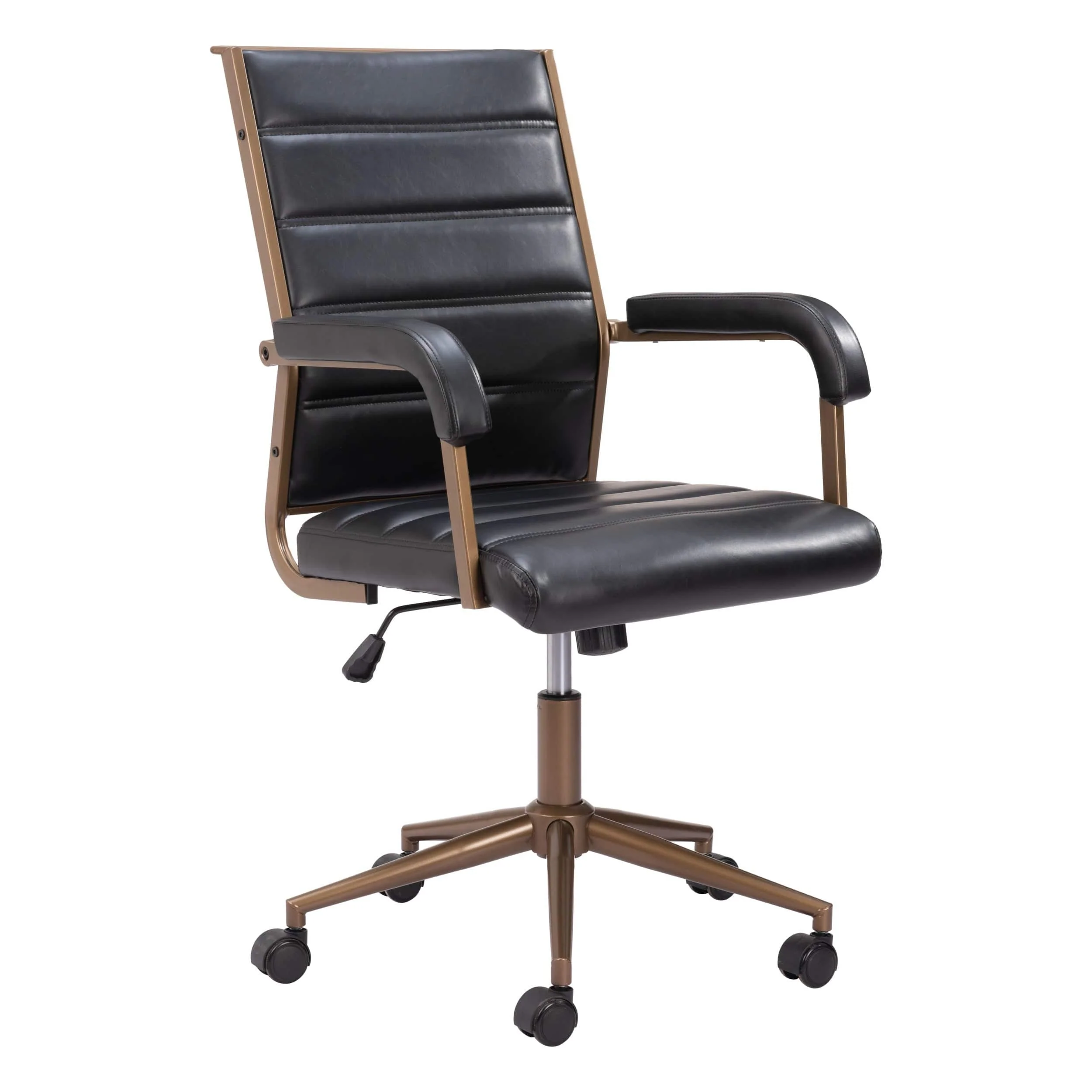 Auction Office Chair, Vintage Black