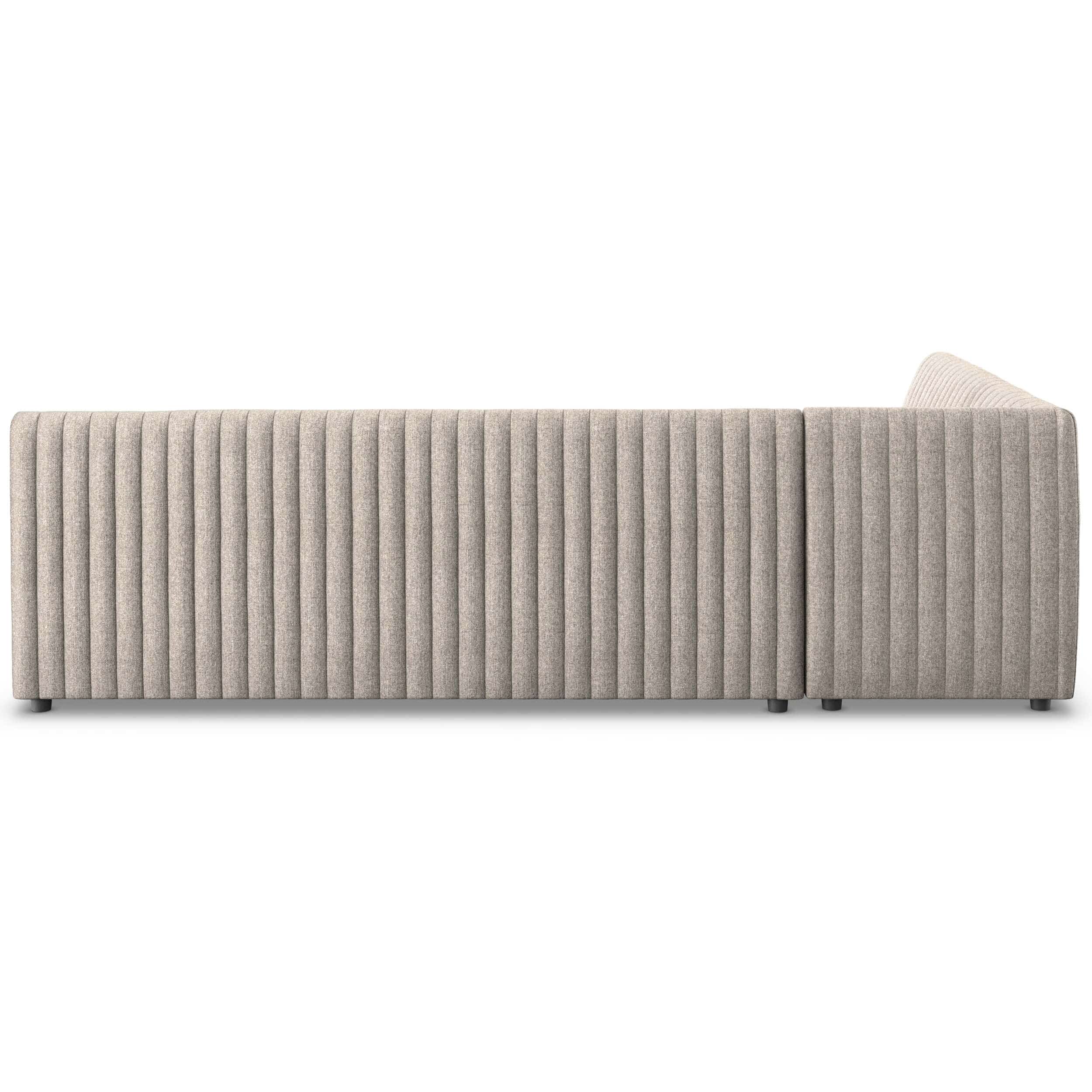 Augustine 110" Dining L-Shape Banquette, Orly Natural - Image 4
