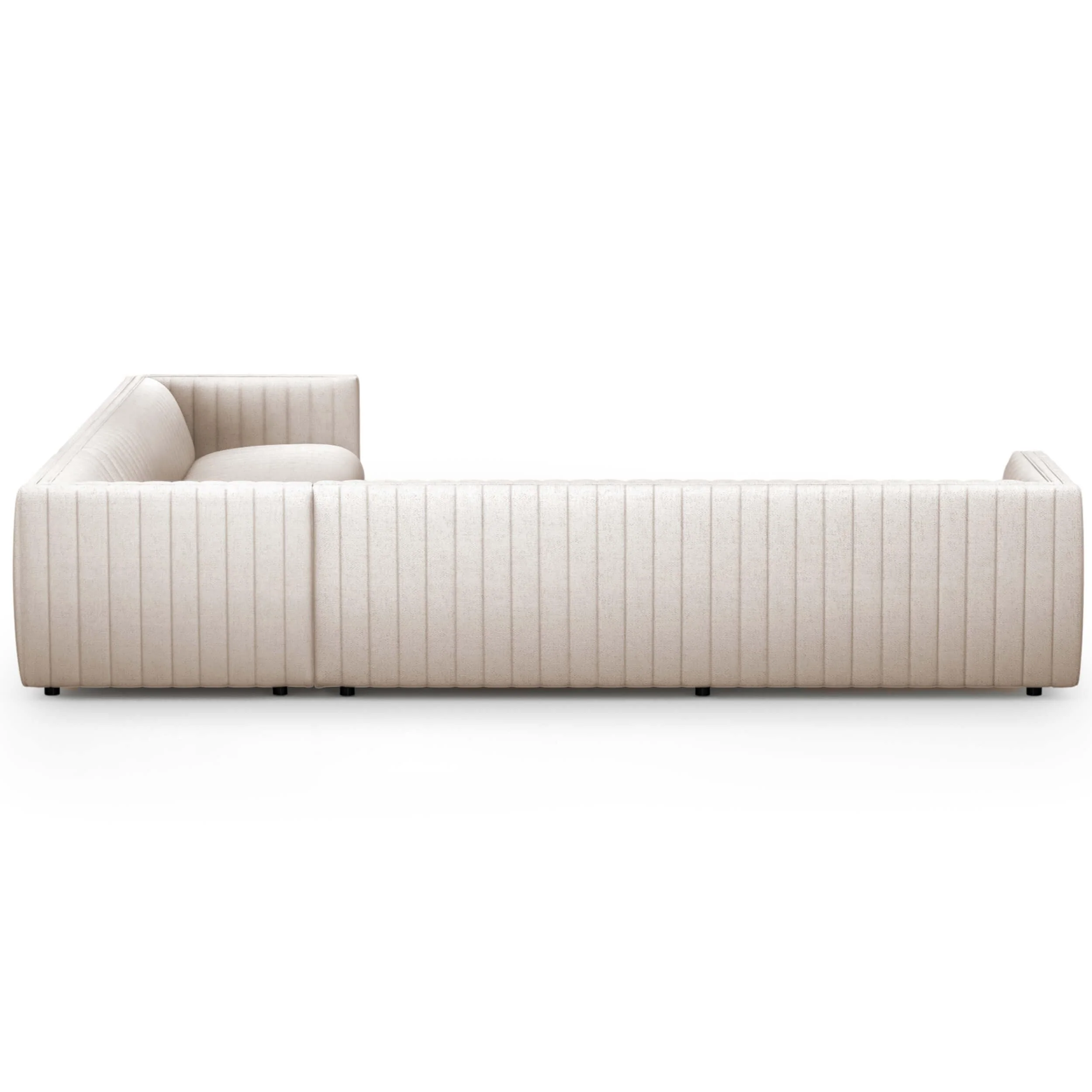 Augustine 126" 3 Piece Sectional, Dover Crescent - Image 4