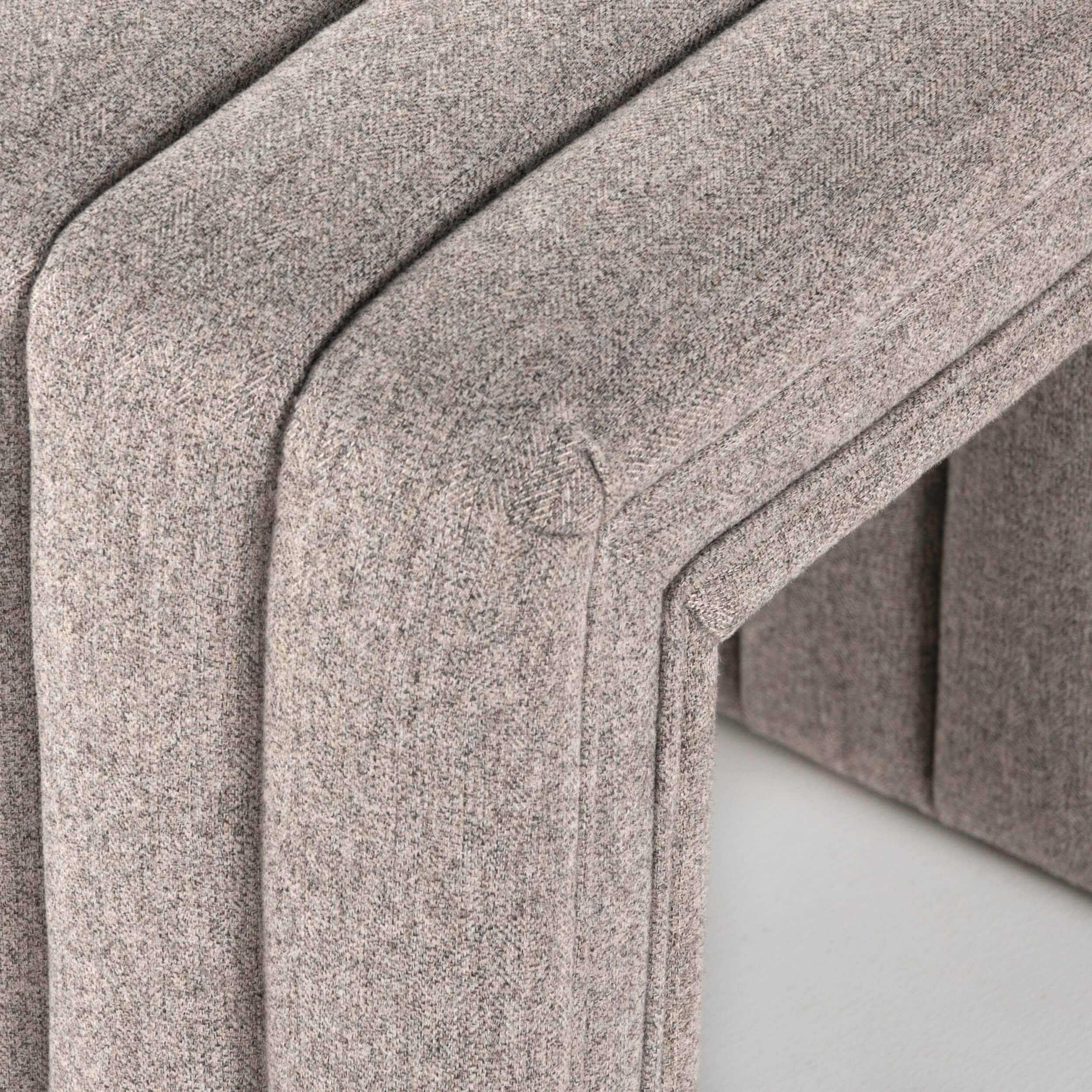 Augustine 21" Ottoman, Orly Natural by Four Hands - Image 6